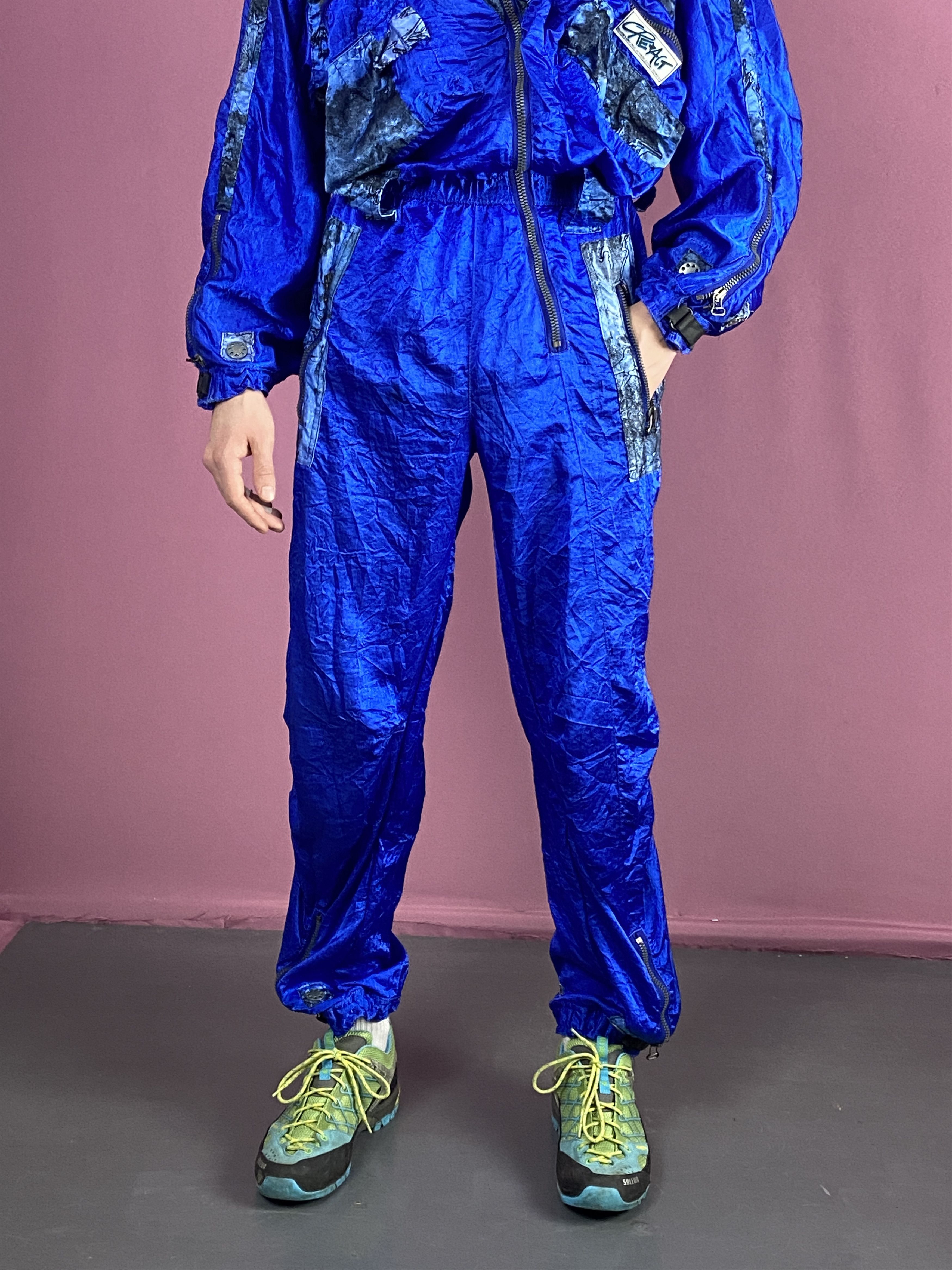 Vintage 90s Creact Men's One Piece Ski Suit - M - Thin Shell Layer Size US M / EU 48-50 / 2 - 6 Thumbnail