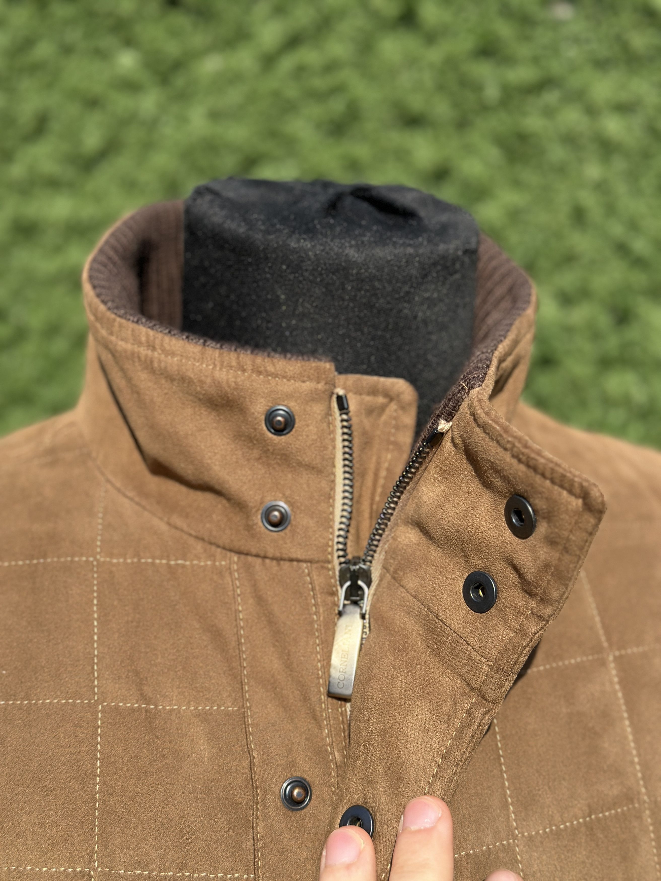 Corneliani Corneliani ID Quilted Technical Coat Wool Lined 48R Drop 6 Size US M / EU 48-50 / 2 - 4 Thumbnail