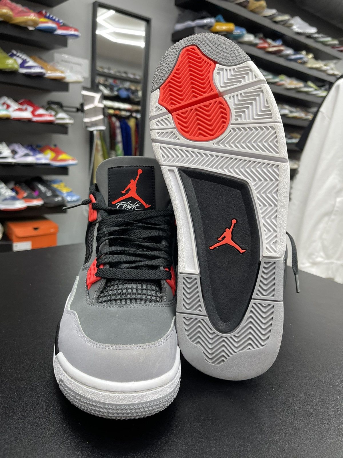 Jordan Brand Size 10.5 - Jordan 4 Retro Infrared Size US 10.5 / EU 43-44 - 8 Thumbnail