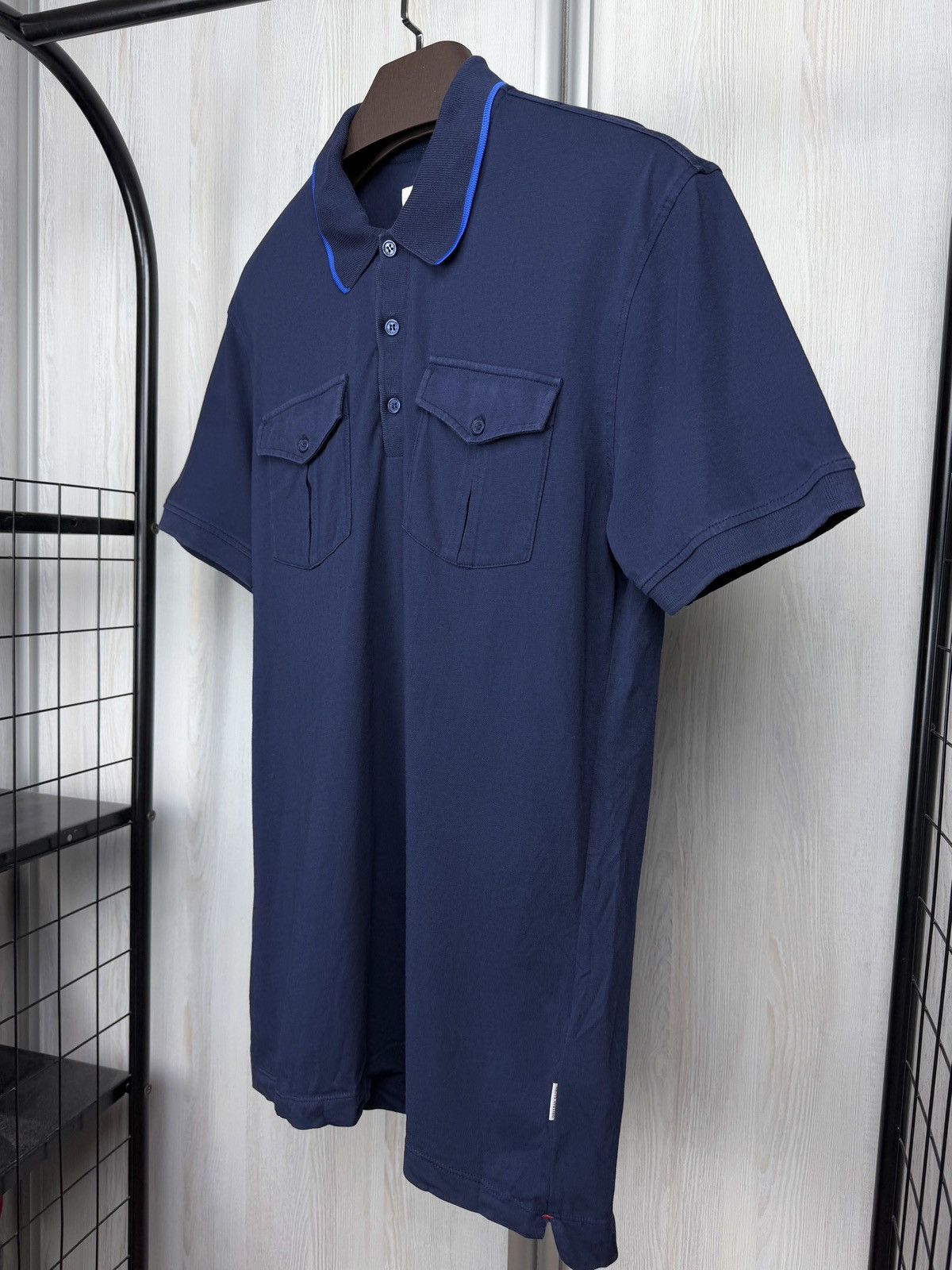 Orlebar Brown Orlebar Brown navy blue cotton 2 pockets polo shirt size L Size US L / EU 52-54 / 3 - 5 Thumbnail