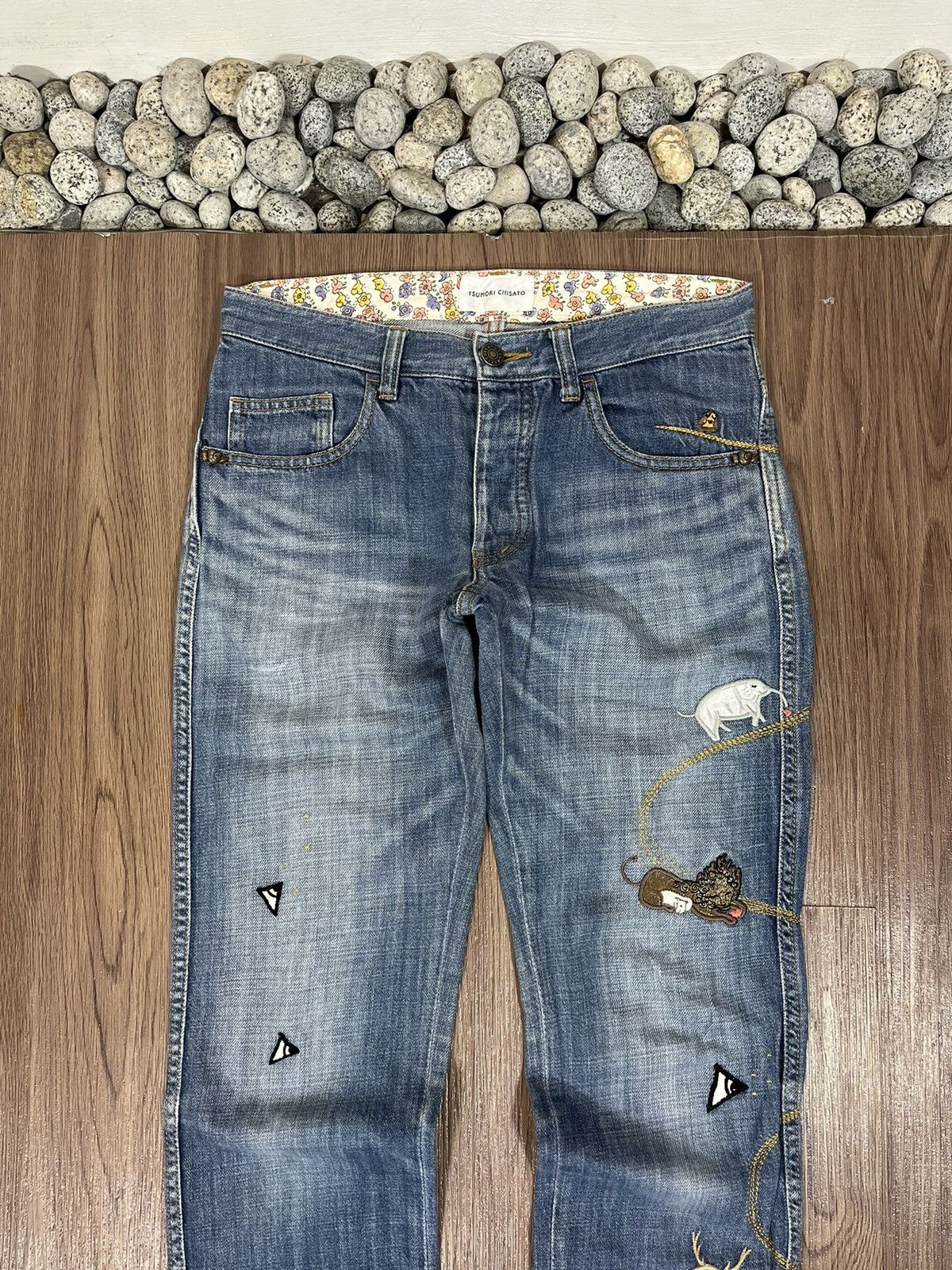 Issey Miyake × Tsumori Chisato Tsumori Chisato Animal Love Jeans Size US 29 - 5 Thumbnail