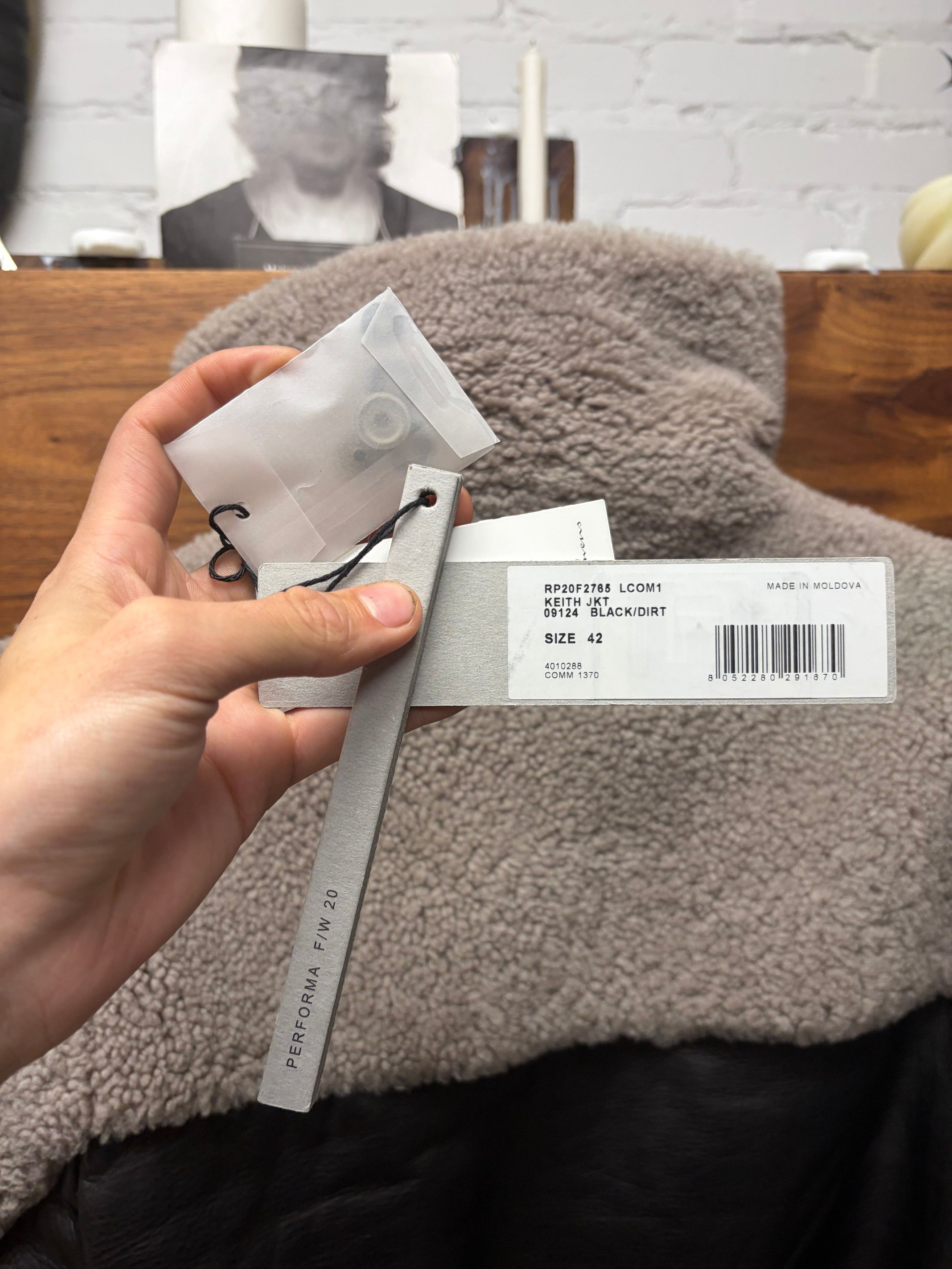 Rick Owens AW2020 Rick Owens ‘Performa’ Shearling/Leather ‘Keith’ Jacket Size US XS / EU 42 / 0 - 7 Thumbnail
