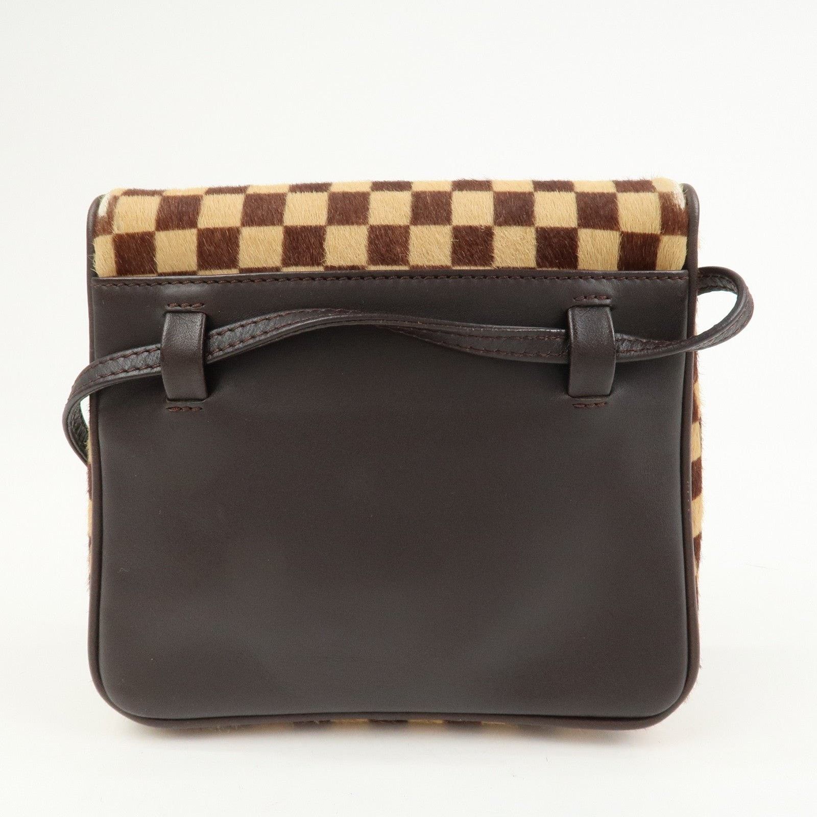 Louis Vuitton Louis Vuitton Damier Sauvage Gazelle Calf Hair Shoulder Bag Size ONE SIZE - 2 Thumbnail