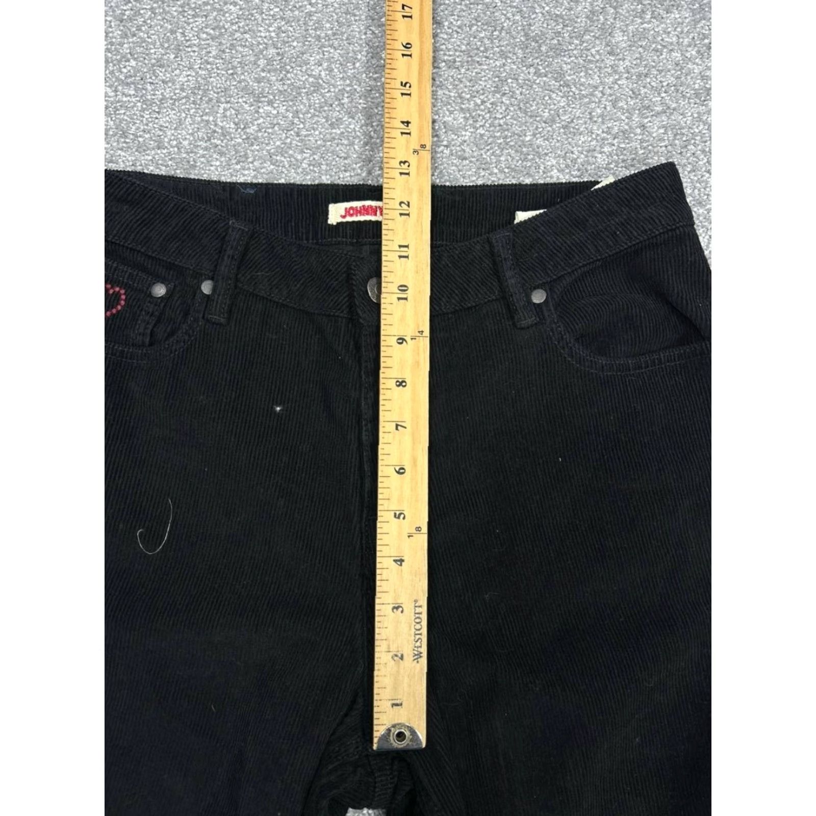 Johnny Was Johnny Was Pants Womens 28 Suki Wide-Leg Black Corduroy Dress Pants Size 28" / US 6 / IT 42 - 4 Thumbnail