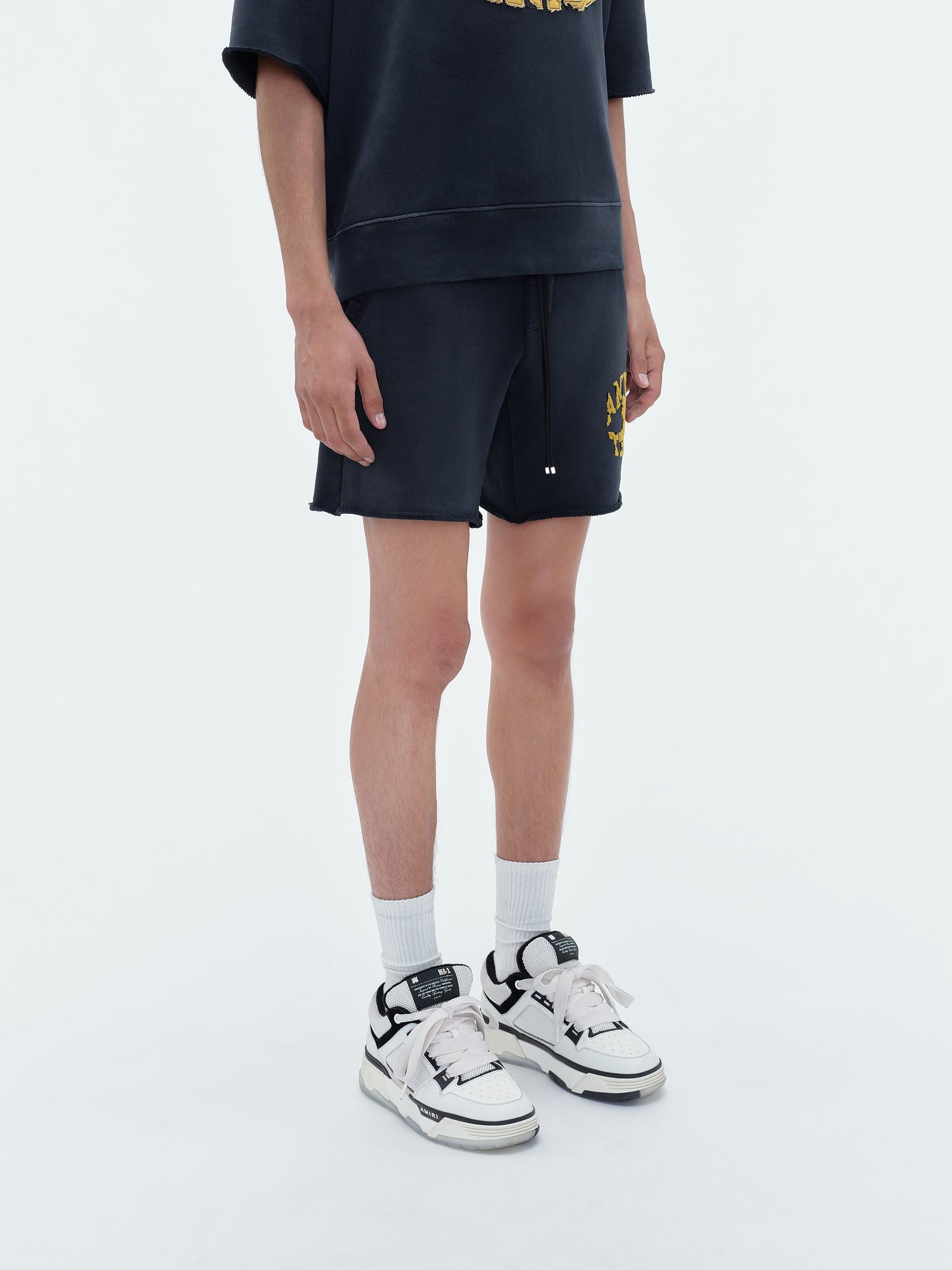 Amiri oc11z0225 Track Shorts in Black Size US 32 / EU 48 - 3 Thumbnail