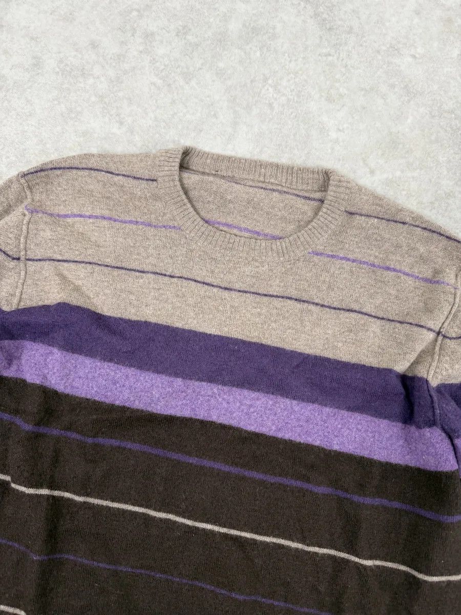 Dolce & Gabbana 2000s Dolce & Gabbana Purple Striped Sweater Size US S / EU 44-46 / 1 - 7 Thumbnail