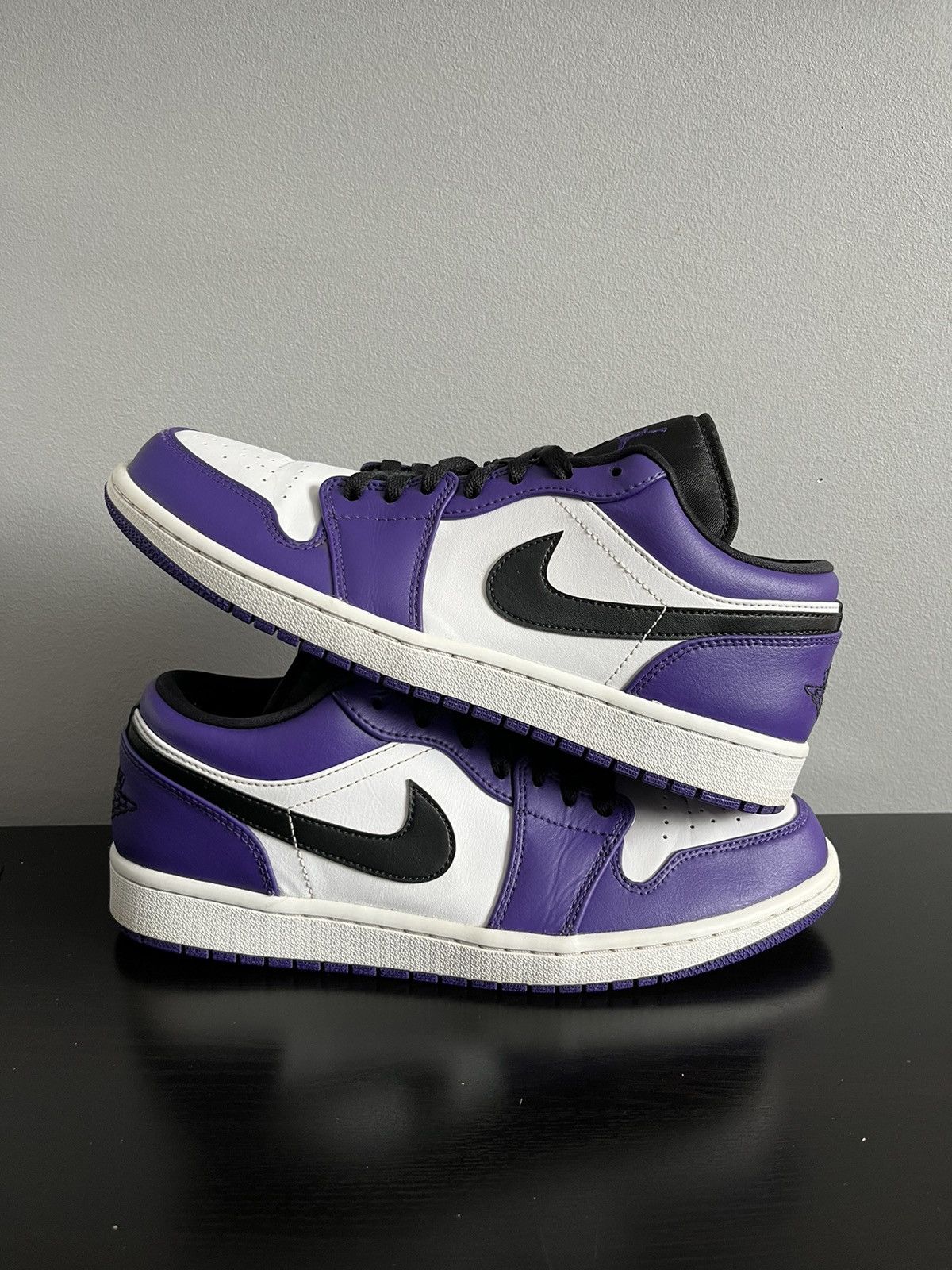 Jordan Brand Air Jordan 1 Low Court Purple Size US 10 / EU 43 - 1 Thumbnail