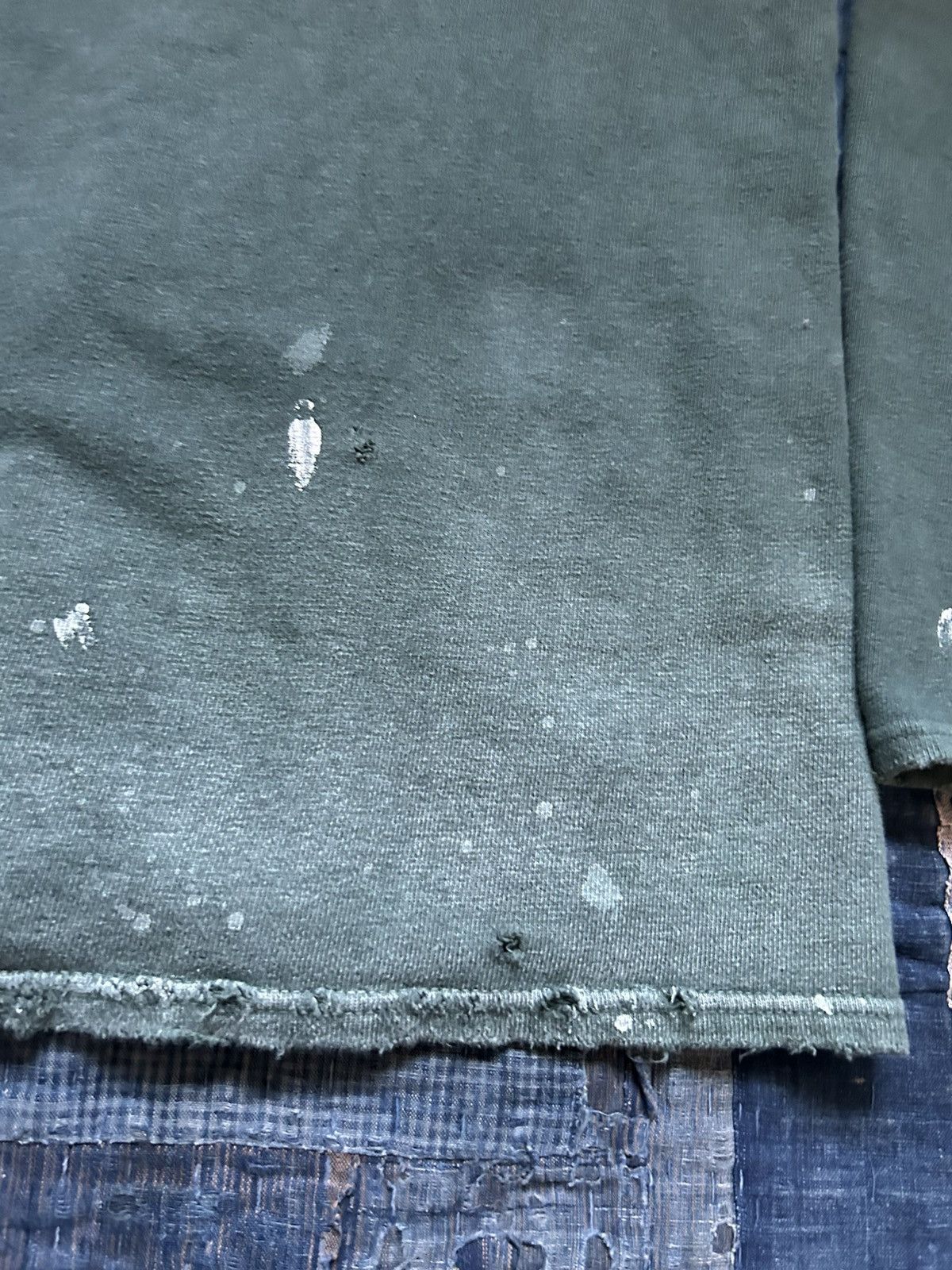 Kapital Kapital u neck damaged painted sweater Size US L / EU 52-54 / 3 - 13 Thumbnail