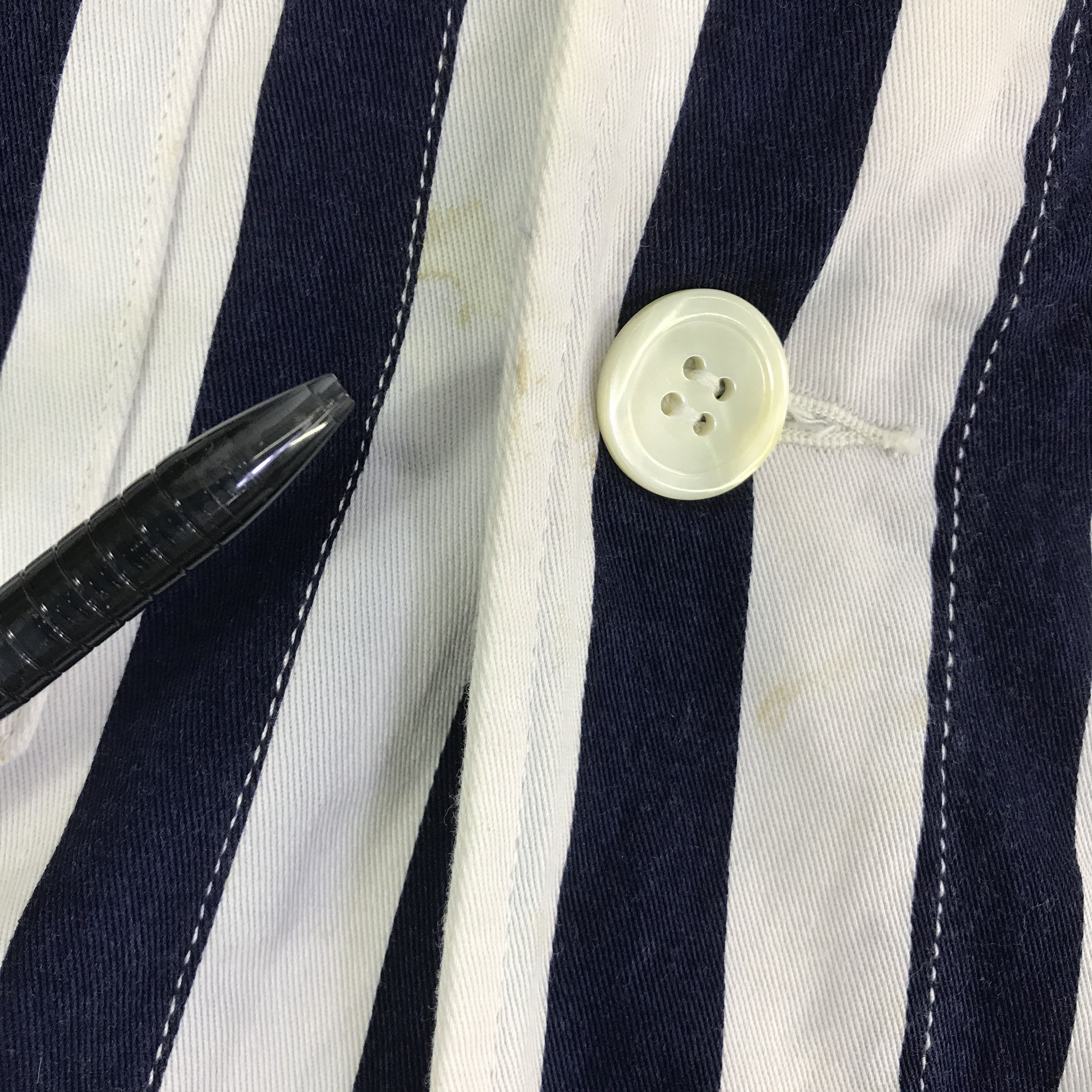 Japanese Brand GAIJIN MADE STRIPED BLAZER PARKAS JACKET K108B14 Size US L / EU 52-54 / 3 - 13 Thumbnail