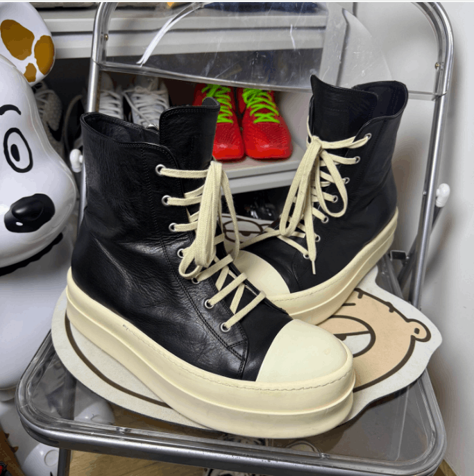 Rick Owens Rick Owens Hi-Top Sneakers Size US 11 / EU 44 - 1 Thumbnail