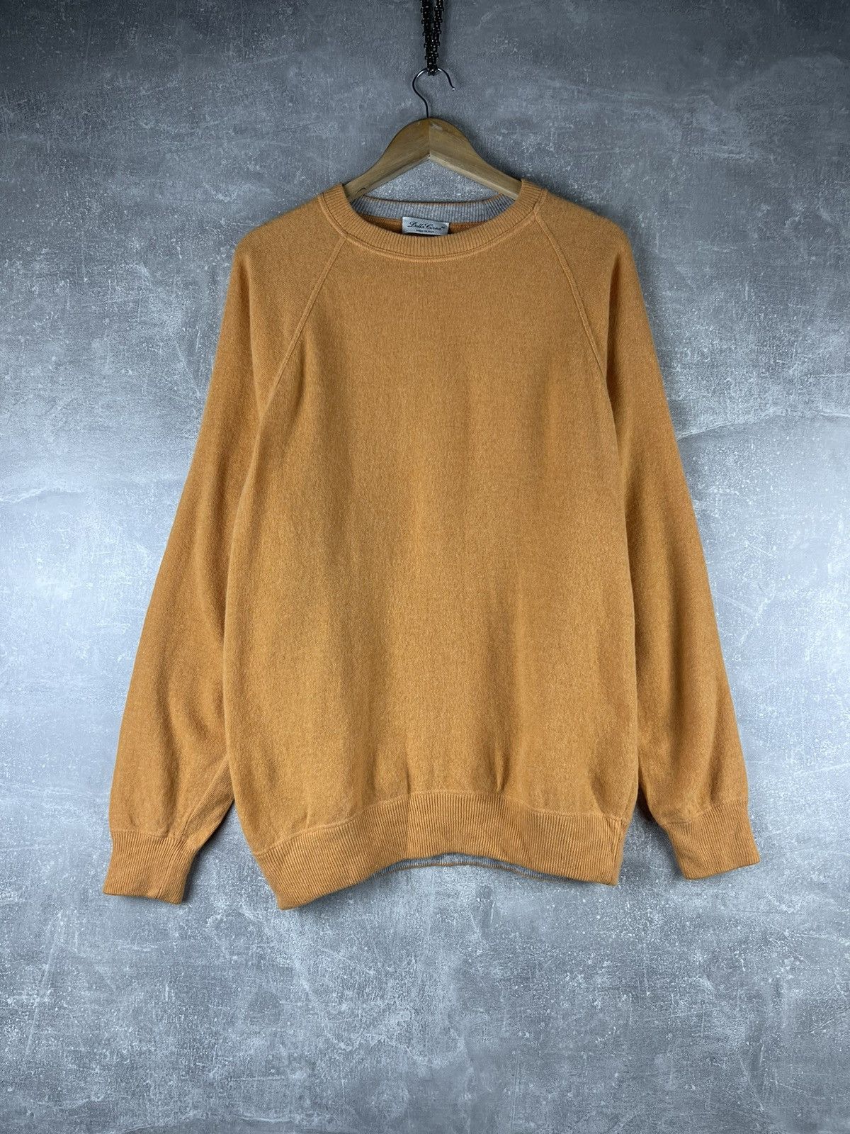 Other Della Ciana Supergeelong Merino Wool Sweater Camel Brown Size US L / EU 52-54 / 3 - 1 Thumbnail