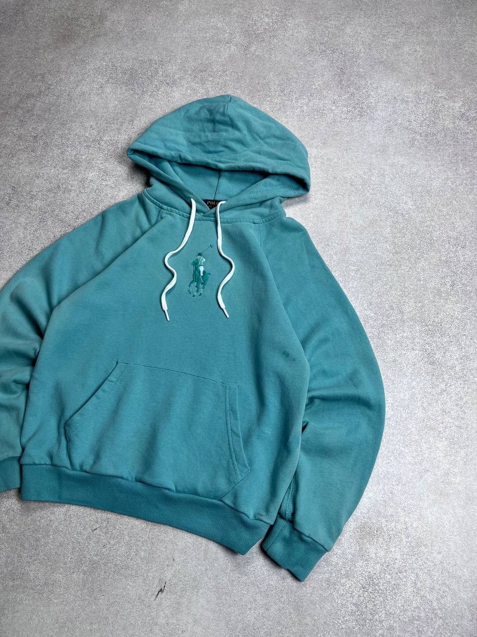 Japanese Brand × Polo Ralph Lauren × Vintage Vintage Polo Ralph Lauren Boxy Big Pony Hoodie Y2K S Size US S / EU 44-46 / 1 - 2 Thumbnail