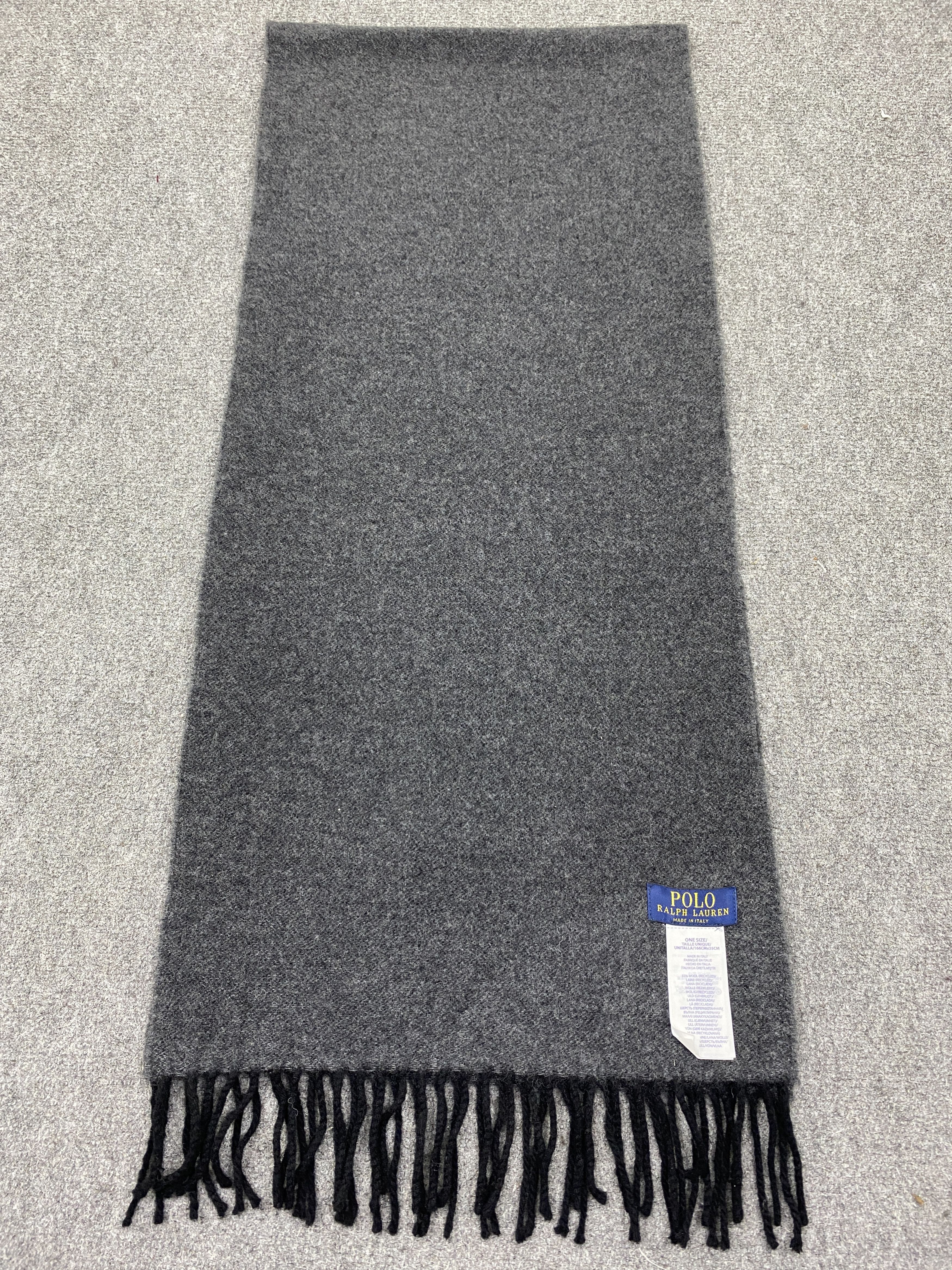 Polo Ralph Lauren Polo Ralph Lauren Grey Scarf / Muffler / Neckwear SC0091 Size ONE SIZE - 6 Thumbnail