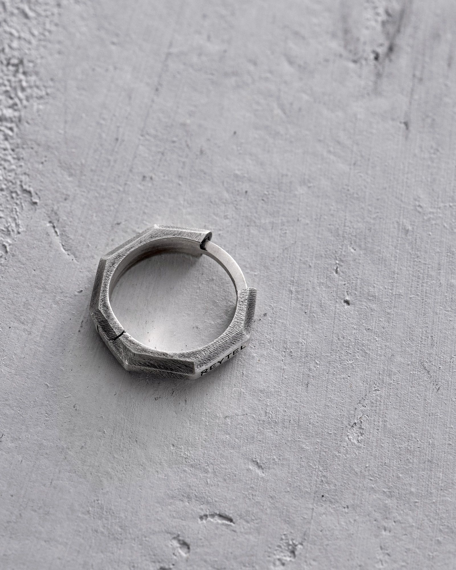 Jewelry Silver single earring BRUTAL Size ONE SIZE - 5 Thumbnail