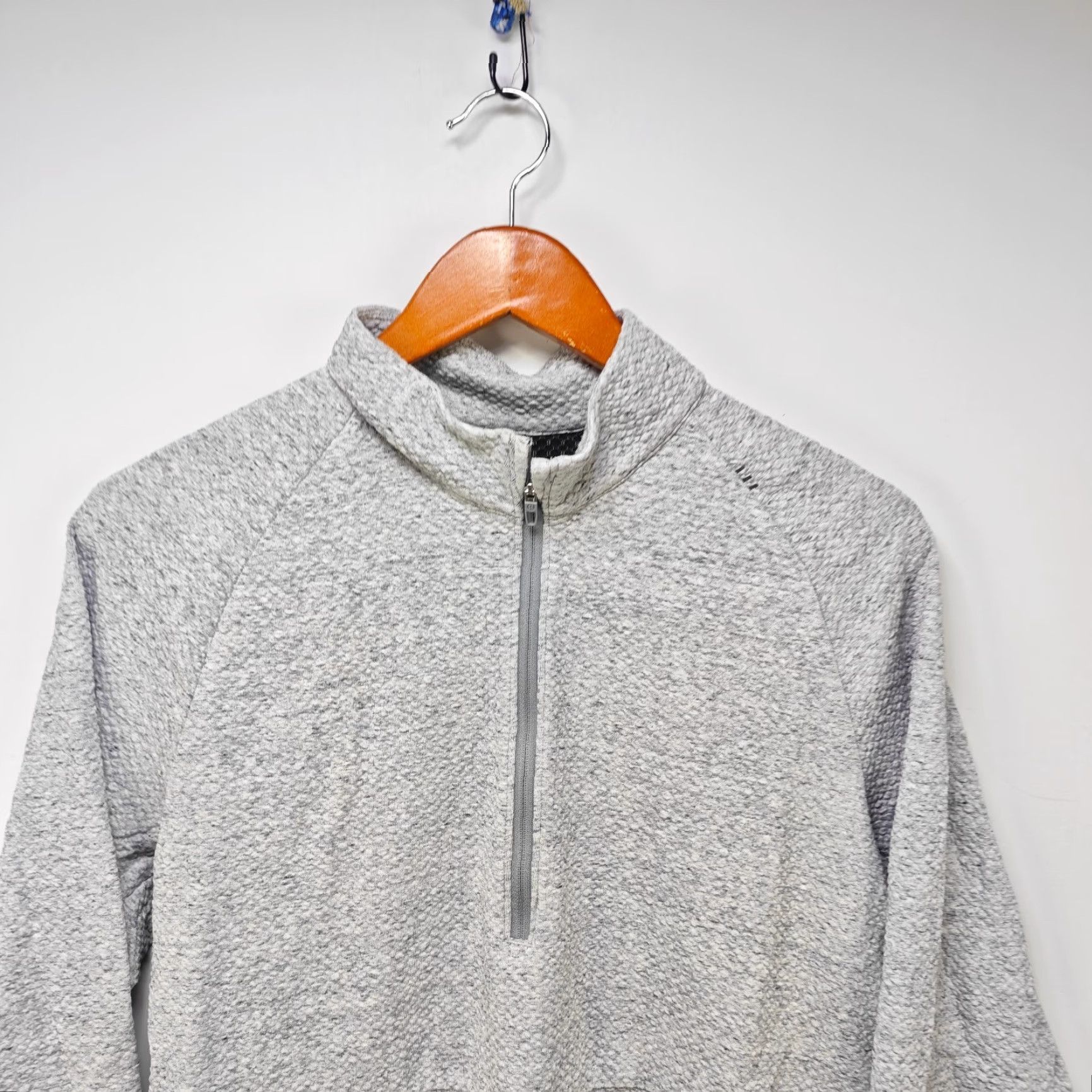 Lululemon Lululemon Half Zip Shirt Mens M Gray Cotton Logo Mock Neck Long Sleeve Activewear 90s Vintage: No Size US M / EU 48-50 / 2 - 2 Thumbnail
