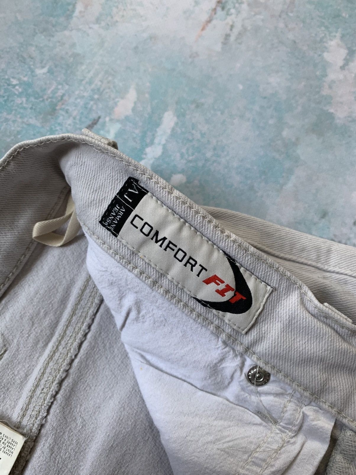 Armani Armani Jeans Y2K Eco-Wash Casual Denim Pants Hype 2000s Size US 34 / EU 50 - 8 Thumbnail