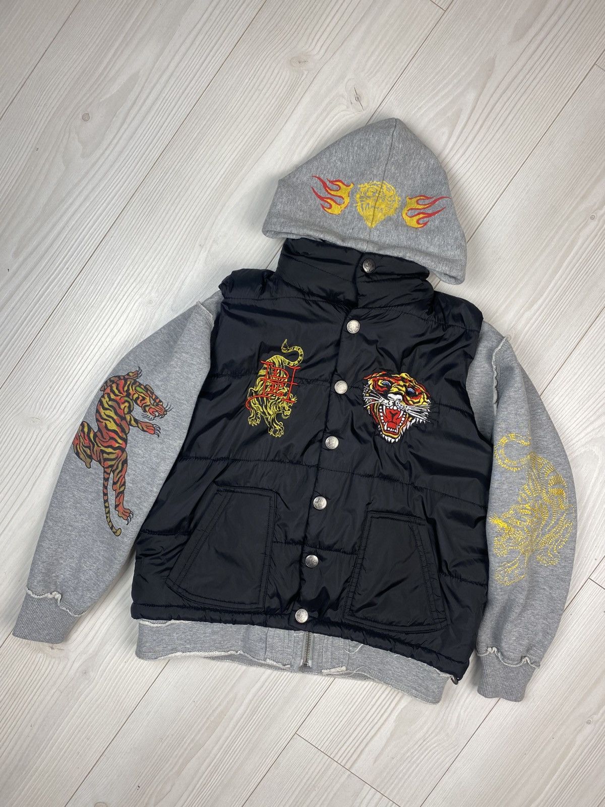 Christian Audigier × Ed Hardy Don Ed hardy designs hoodie vest Size US XS / EU 42 / 0 - 1 Thumbnail