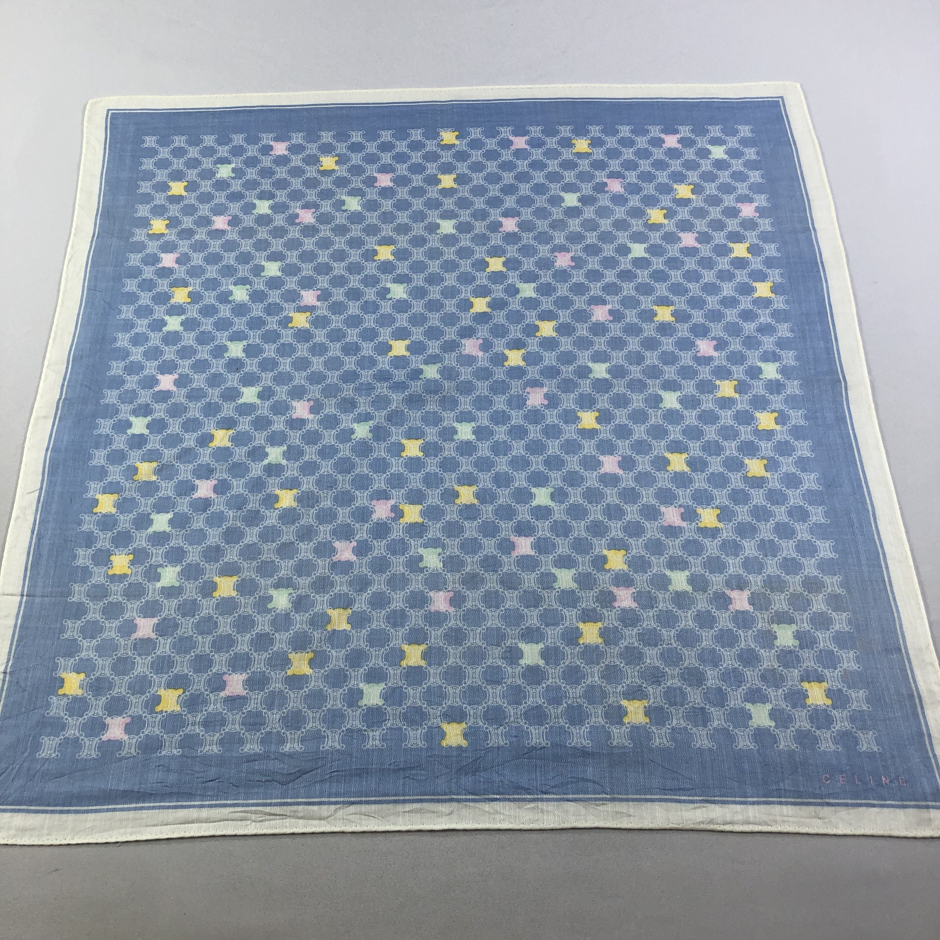 Celine Celine Handkerchief Neckerchief Bandana H1480 Size ONE SIZE - 2 Thumbnail