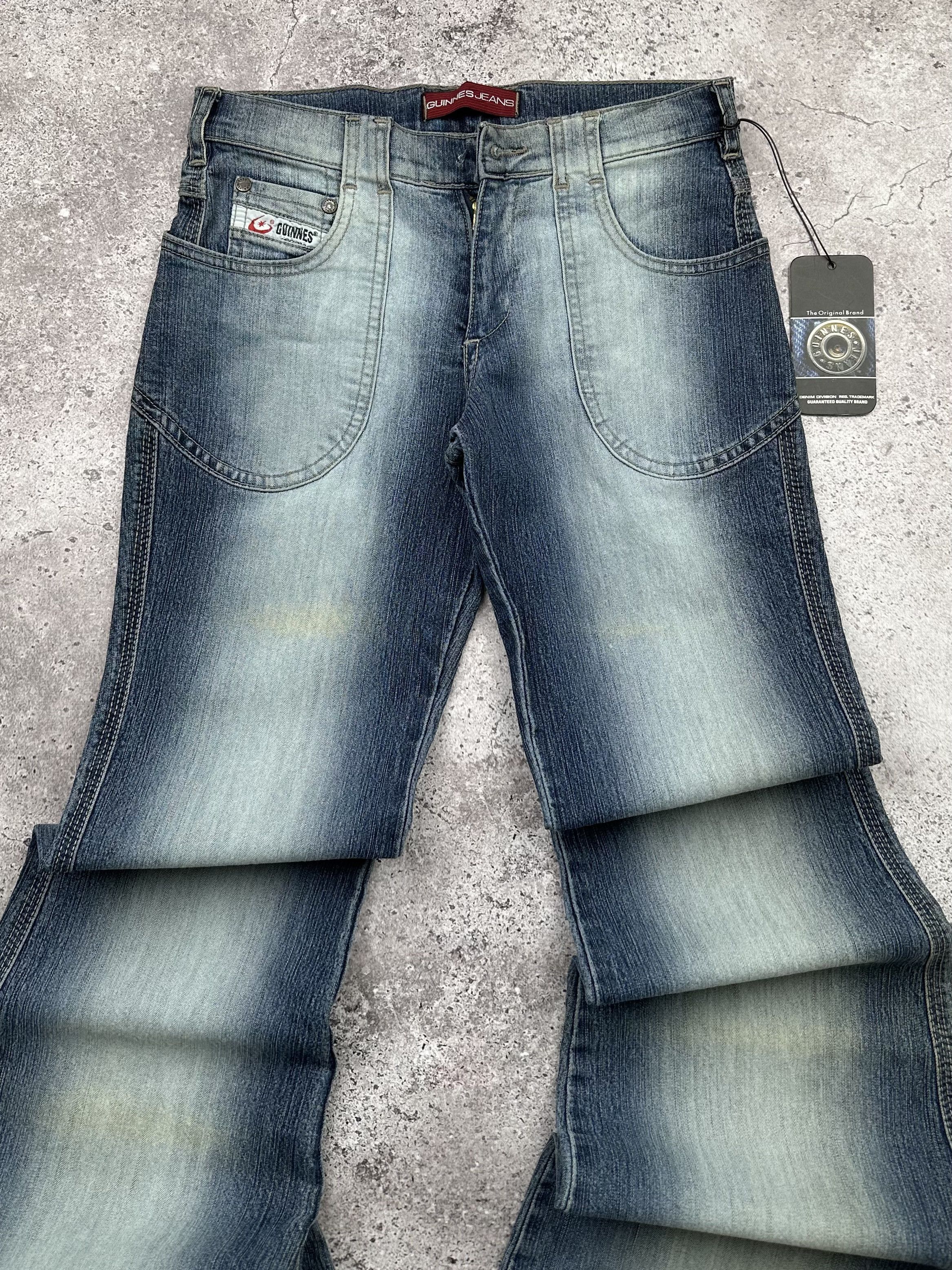 Vintage Faded Flare Jeans C207 Womenswear