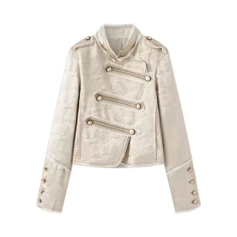 Japanese Brand Japanese Y2k Military Women’s Button Jacket Size S / US 4 / IT 40 - 2 Thumbnail
