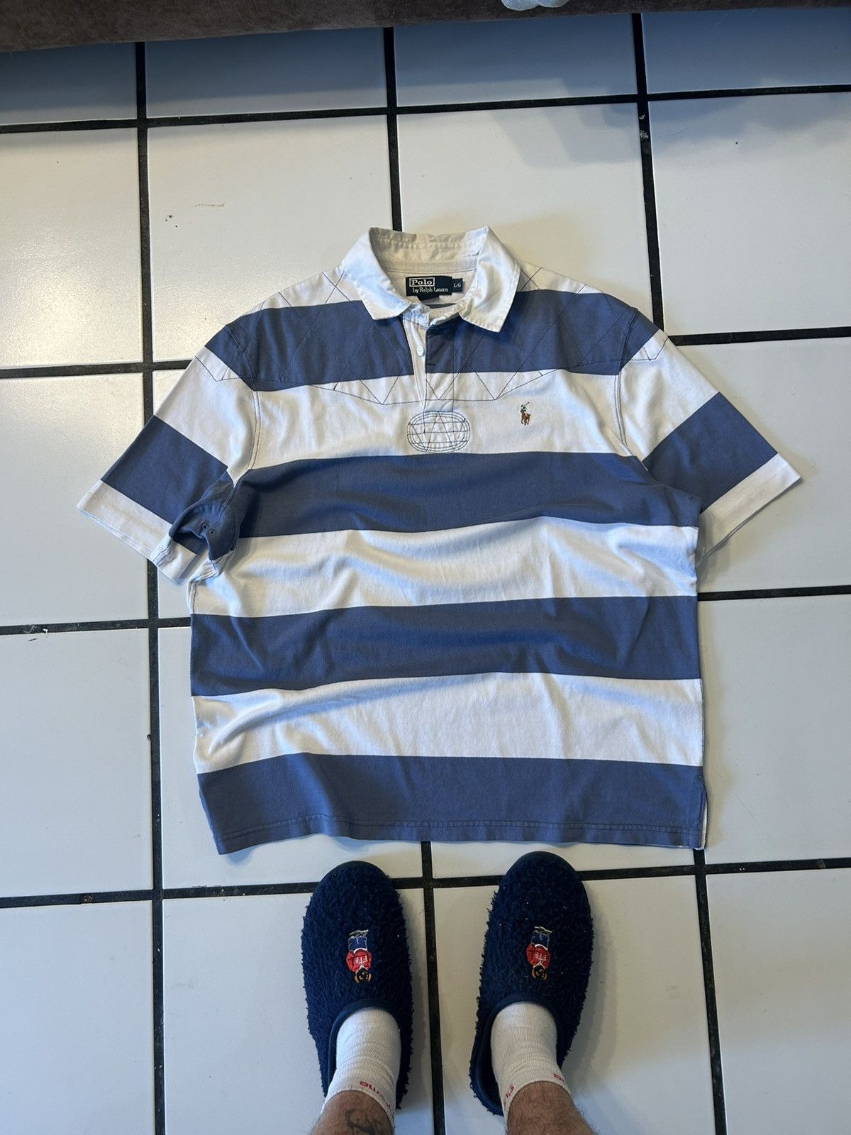 Polo Ralph Lauren VINTAGE POLO RALPH LAUREN RUGBY Size US L / EU 52-54 / 3 - 2 Thumbnail