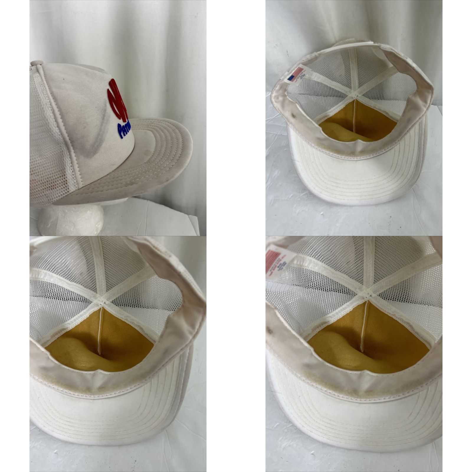Vintage VINTAGE NRA Patriot Snapback Trucker Hat Cap Mens Adjustable White Stained USA Snap-Back Hats Men Storefront Size ONE SIZE - 9 Thumbnail