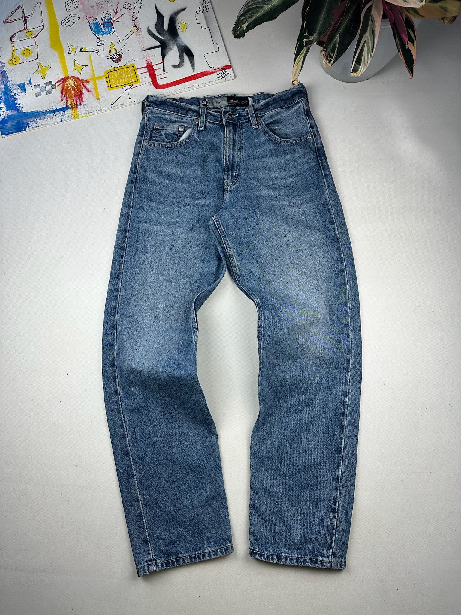 Levi's Vintage Y2K Levis Silvertab Baggy Jeans loose Size US 30 / EU 46 - 3 Thumbnail