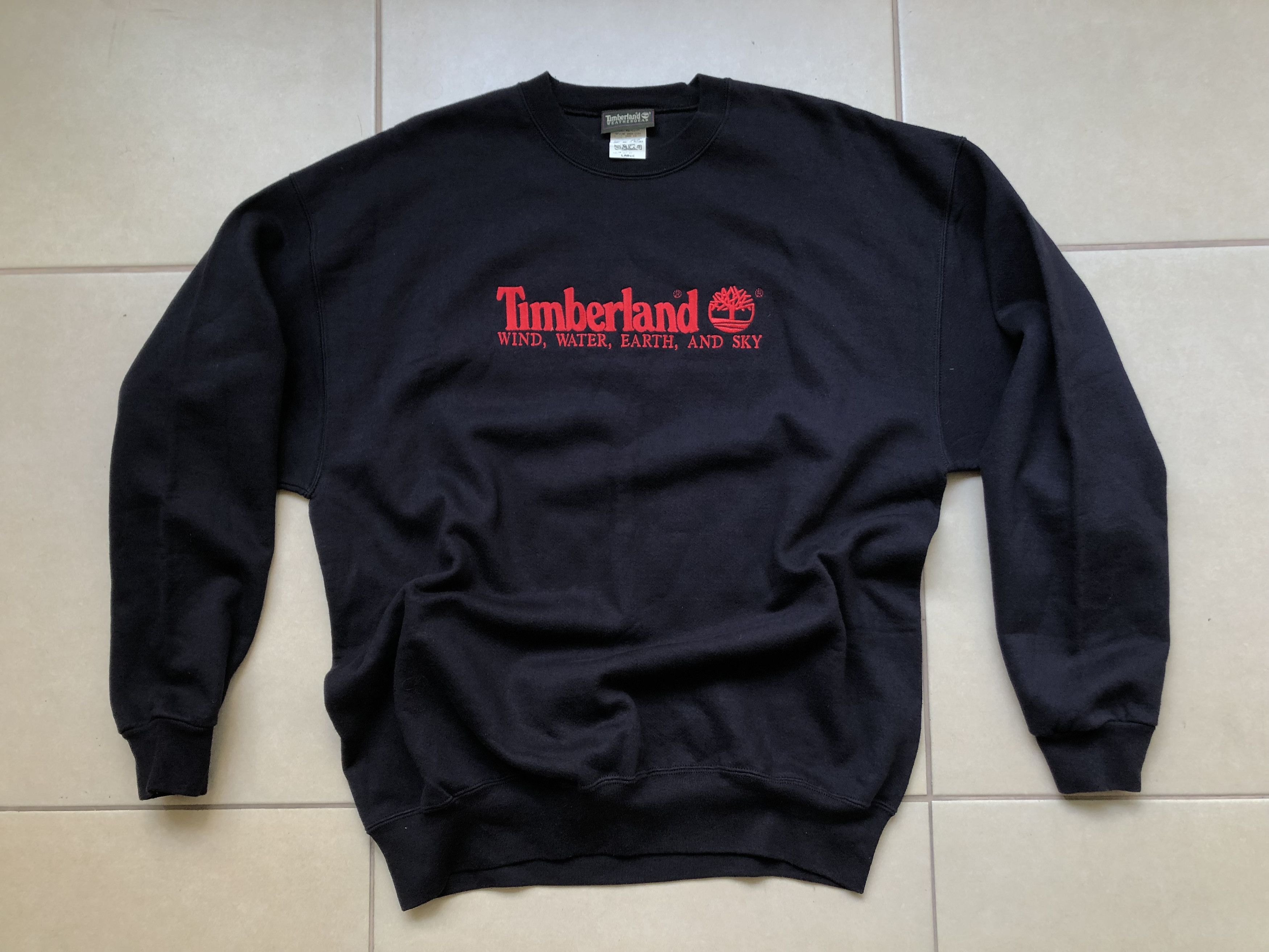 Timberland Vintage Timberland Weathergear Sweatshirt Outdoor 90’s Logo Size US XL / EU 56 / 4 - 1 Thumbnail