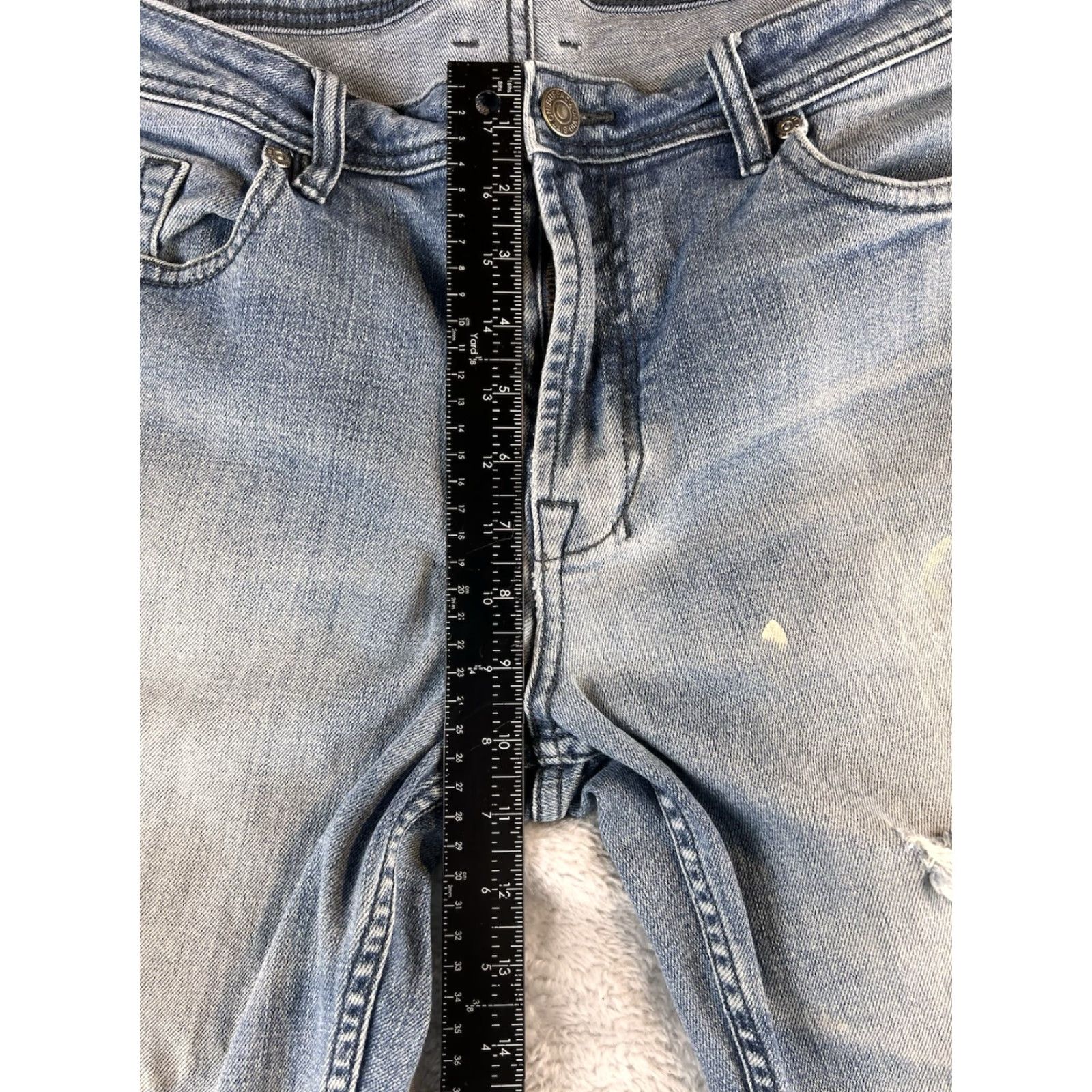 Buffalo David Bitton Buffalo David Bitton Jeans Mens 36x30 Fits 34x28 Jackson-X Distressed Straight Jeans Size US 36 / EU 52 - 5 Thumbnail