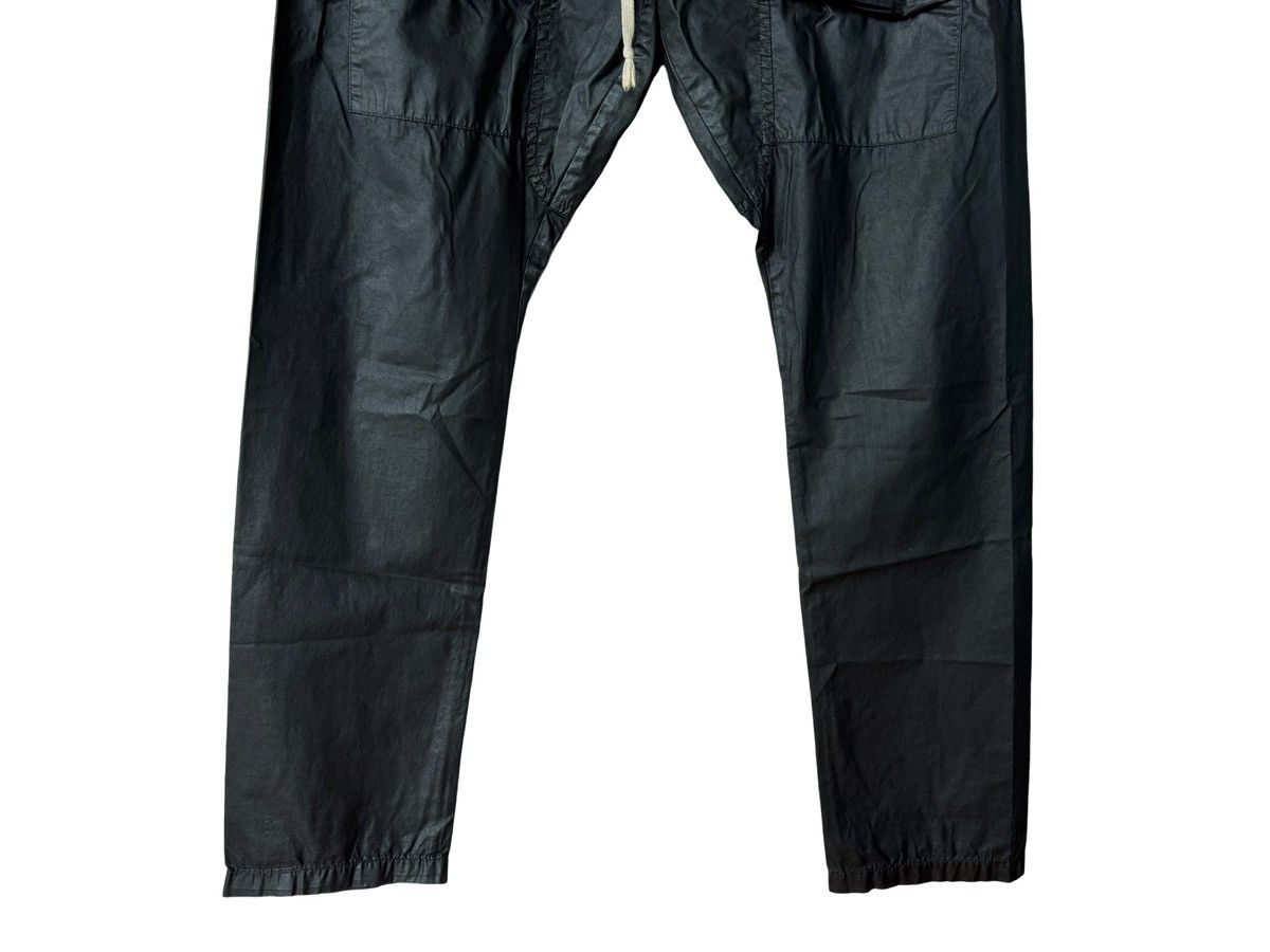 Rick Owens Drkshdw Rick Owens Drkshdw Black Waxed Creatch Cargo Pant SS15 Size US 30 / EU 46 - 5 Thumbnail