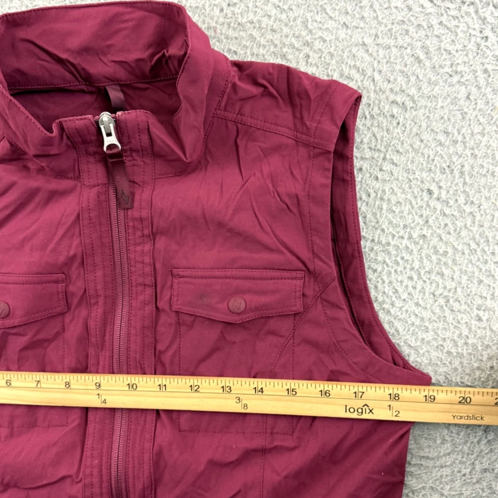 Eddie Bauer Eddie Bauer Travex Vest Womens Medium Plum Travel Outdoor Zip Pockets Vest Size M / US 6-8 / IT 42-44 - 7 Thumbnail