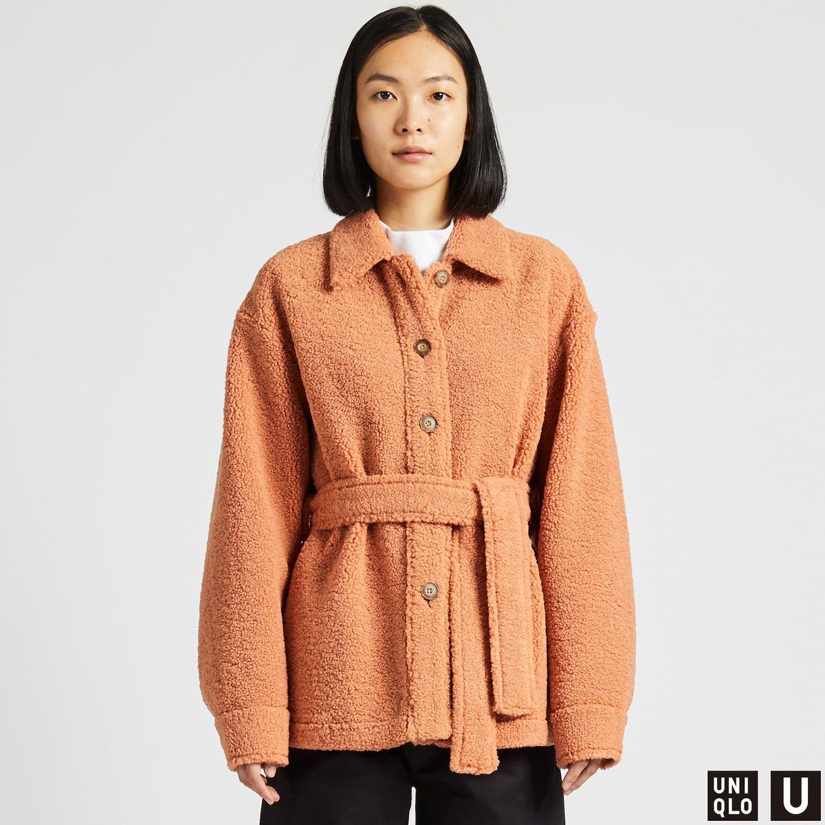 Uniqlo Uniqlo X Christophe Lemaire Pile Sherpa Fleece Jacket Size L / US 10 / IT 46 - 1 Thumbnail