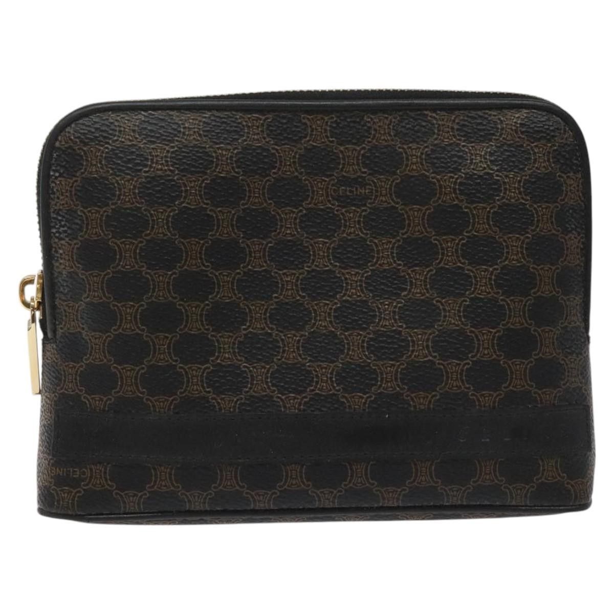Celine Celine Macadam Pochette Canvas and Leather Size ONE SIZE - 1 Thumbnail