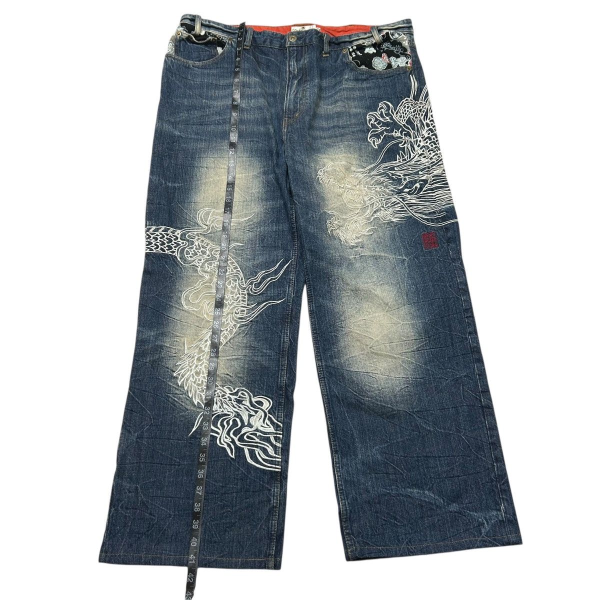 Vintage Dolce Gabbana Rust Denim Distressed Y2K Retro 00s