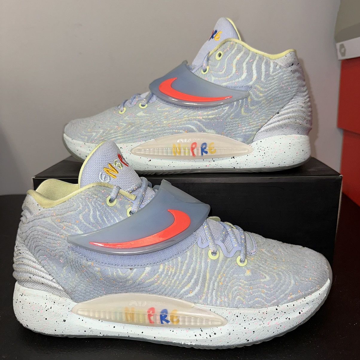 Nike Size 12 - Nike KD14 Enspire Friends And Family Basketball Size US 12 / EU 45 - 1 Thumbnail