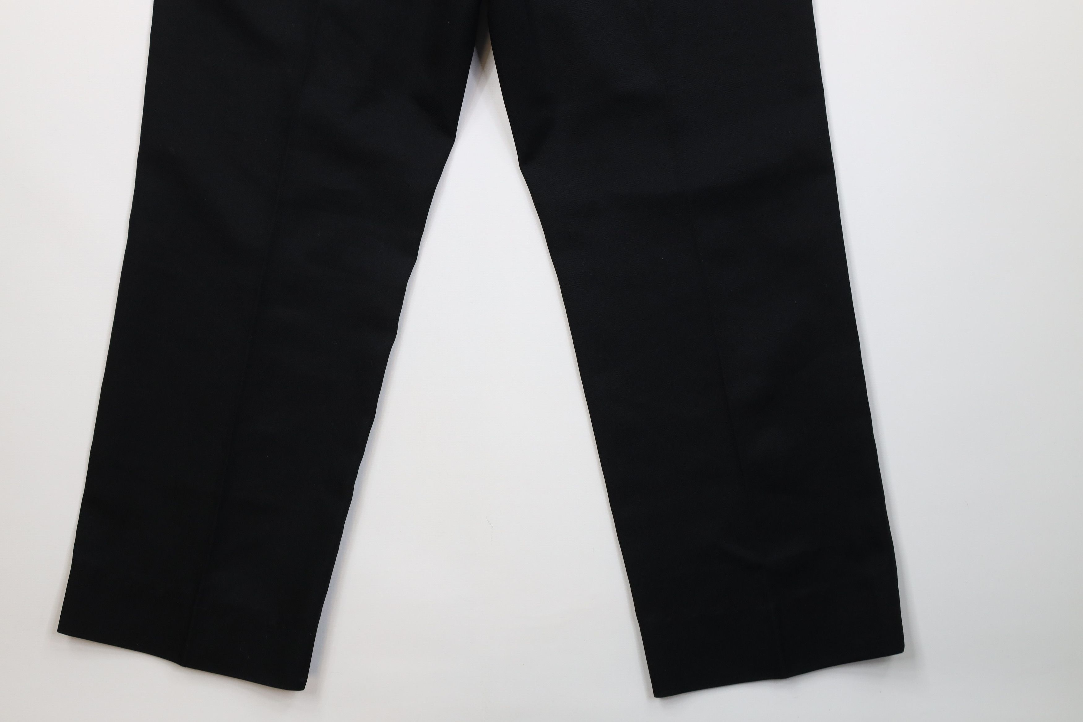 Vintage Vintage 70s Streetwear Flared Wide Leg Chino Pants Black USA Size US 32 / EU 48 - 14 Thumbnail