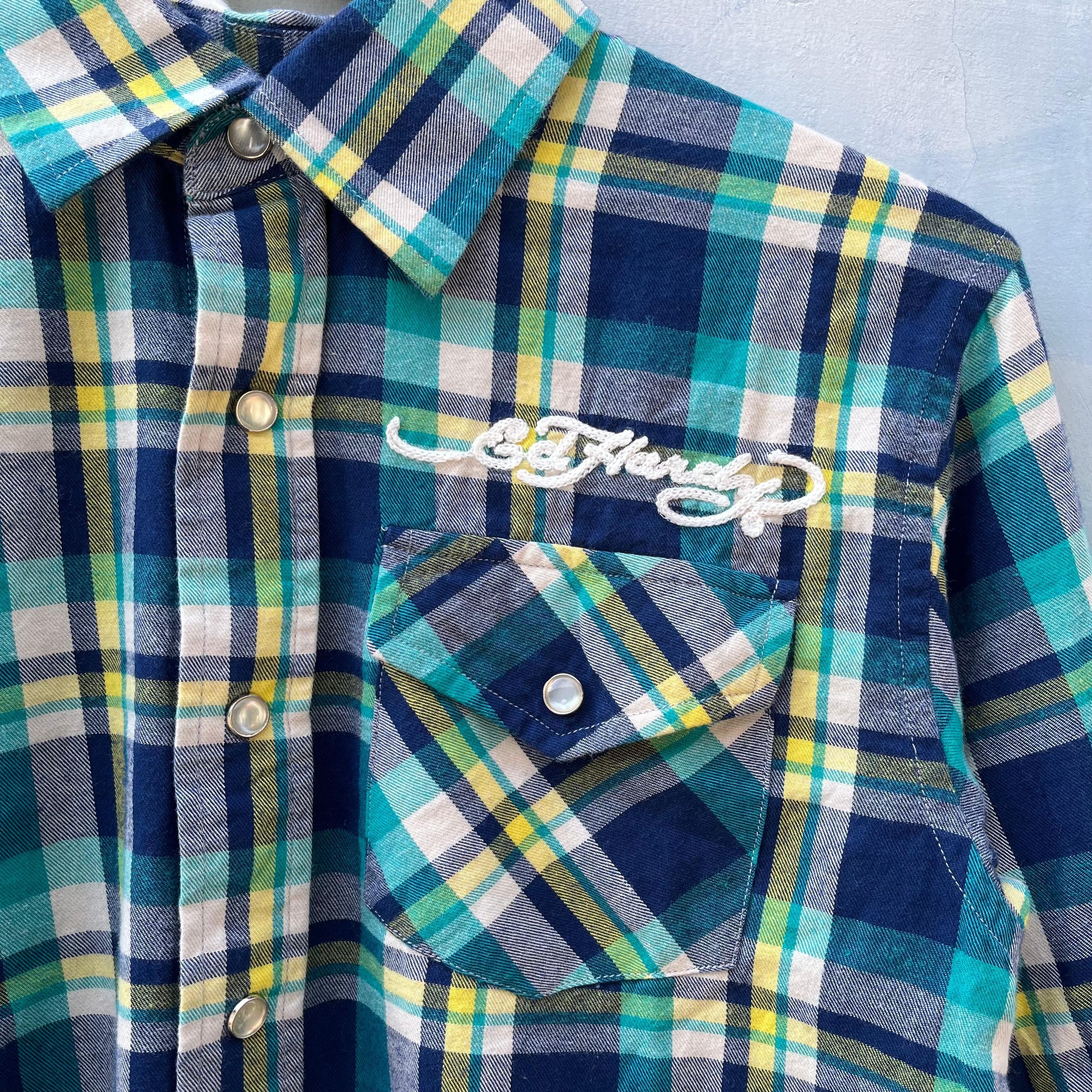 Ed Hardy Ed Hardy "Love Kills Slowly" Plaid Flannel Size US M / EU 48-50 / 2 - 6 Thumbnail