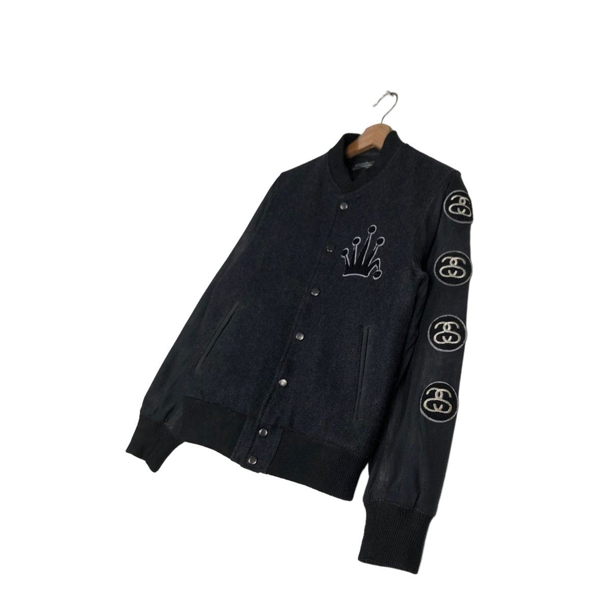 Stussy 🔥STUSSY CREW USA VARSITY JACKET BIG LOGO SPELL OUT Size US M / EU 48-50 / 2 - 3 Thumbnail