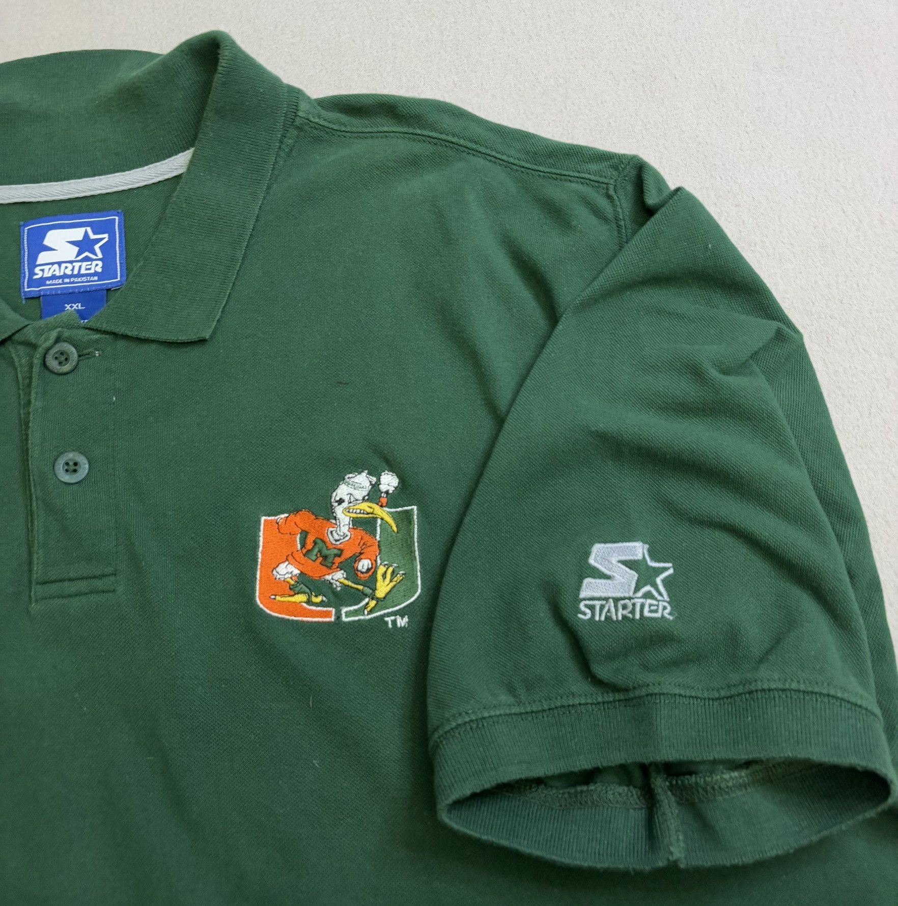 Starter × Vintage Polo Miami Hurricanes Starter Size. XXL Size US XXL / EU 58 / 5 - 8 Thumbnail