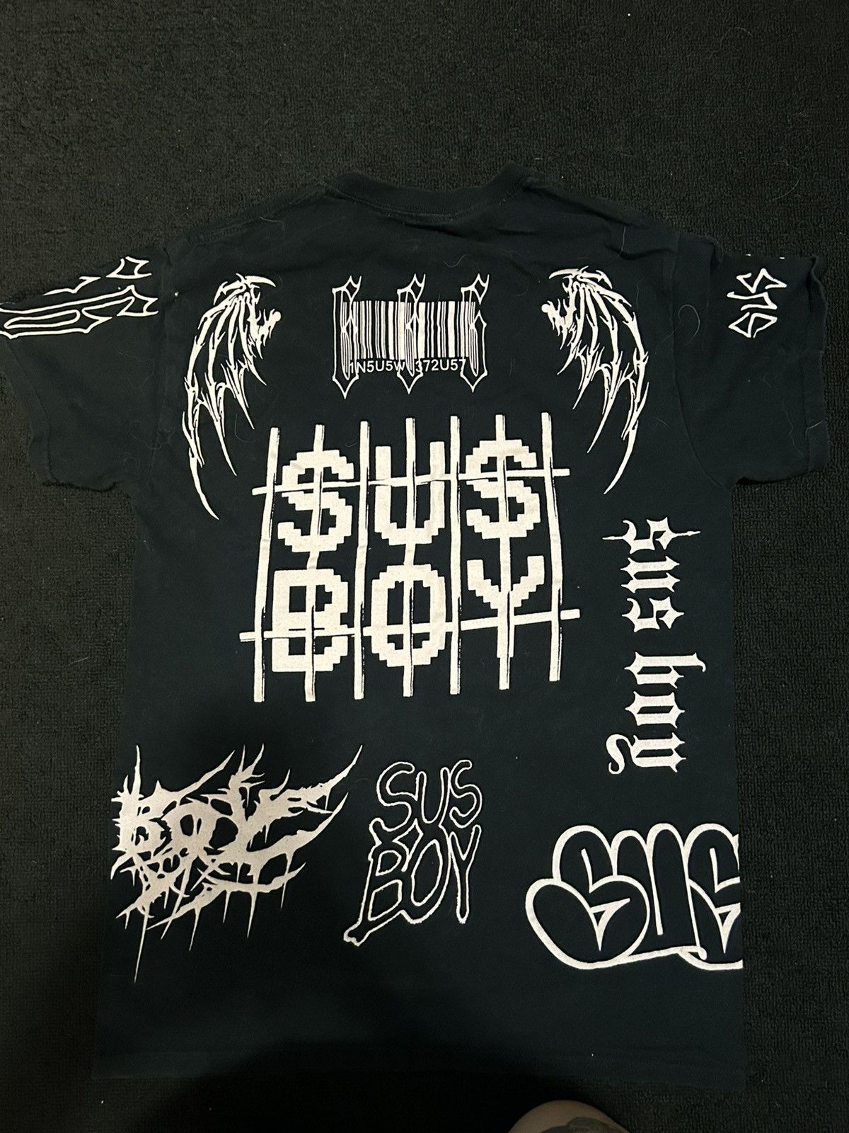 Sus Boy SUS BOY black and pink shirt Size US S / EU 44-46 / 1 - 1 Thumbnail