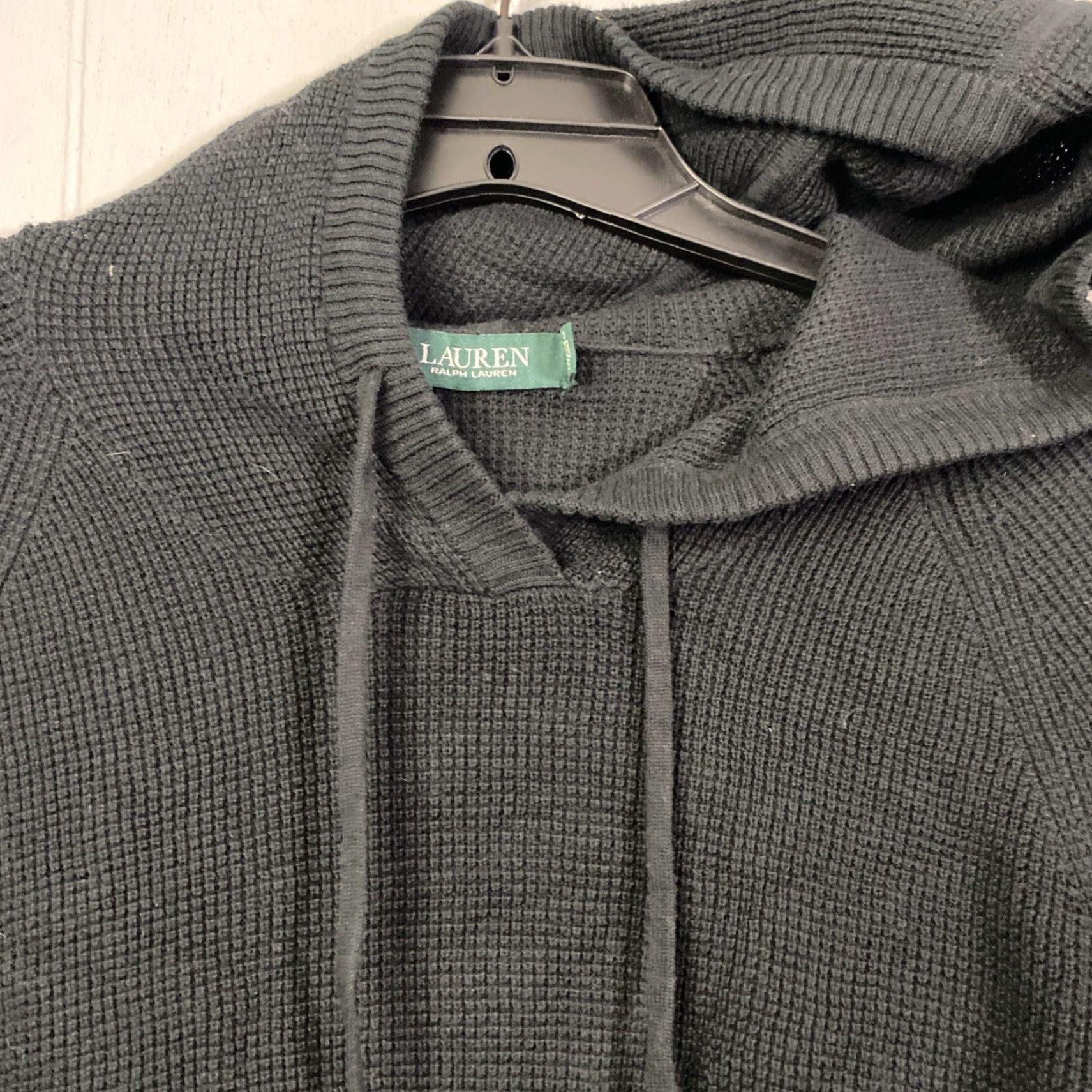 Ralph Lauren Lauren Ralph Lauren Hoodie Womens Small Thermal Knit Pullover Sweater Casual S Size S / US 4 / IT 40 - 2 Thumbnail