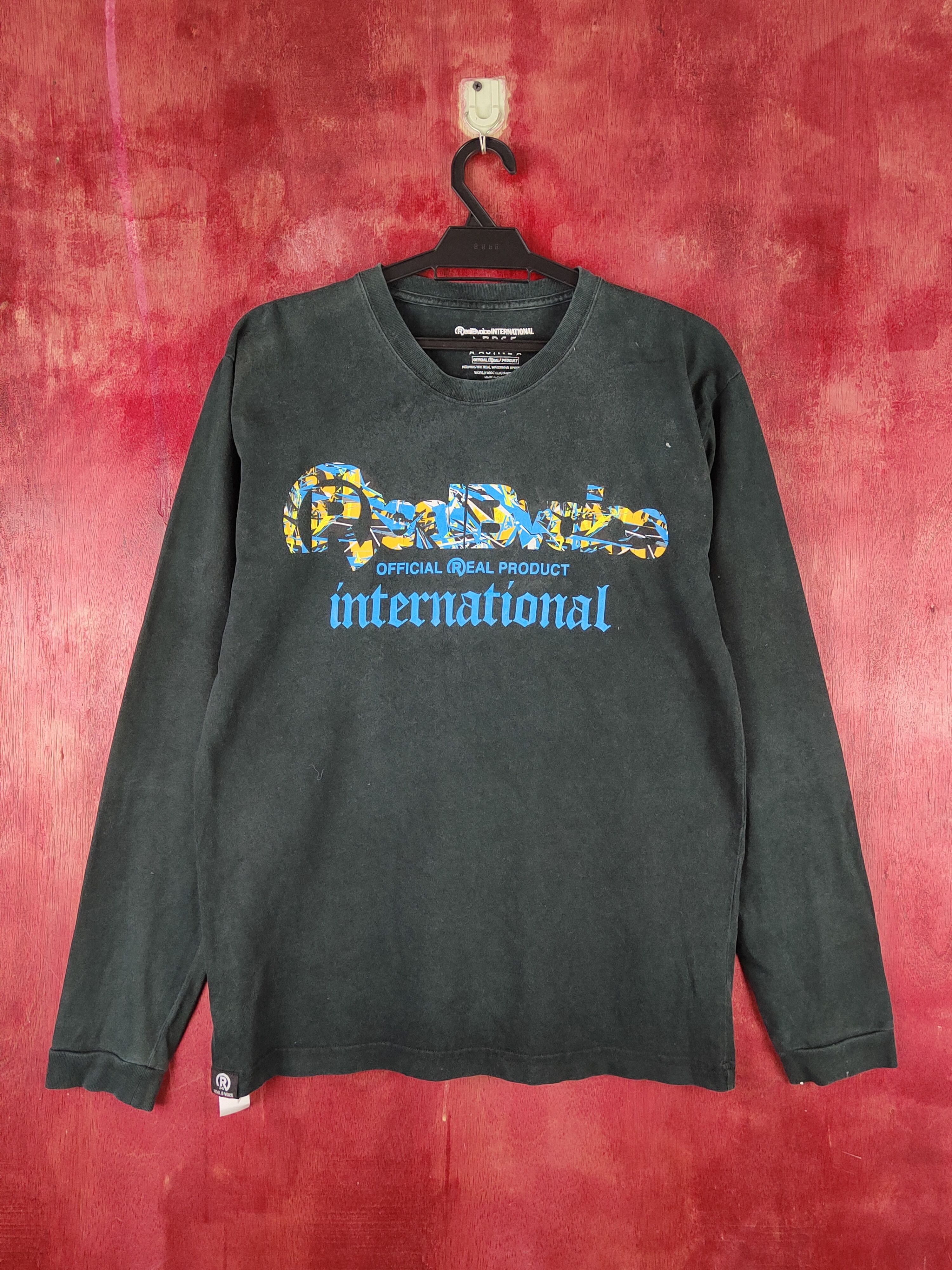 RealBVoice Black Long Sleeve T-Shirts #S2255