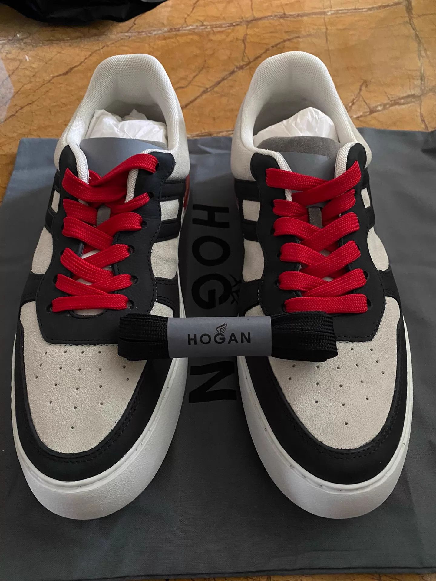 Hogan Hogan White Dad Sneaker UK6.5 Thick Sole 2 Laces Size US 7.5 / EU 40-41 - 1 Thumbnail