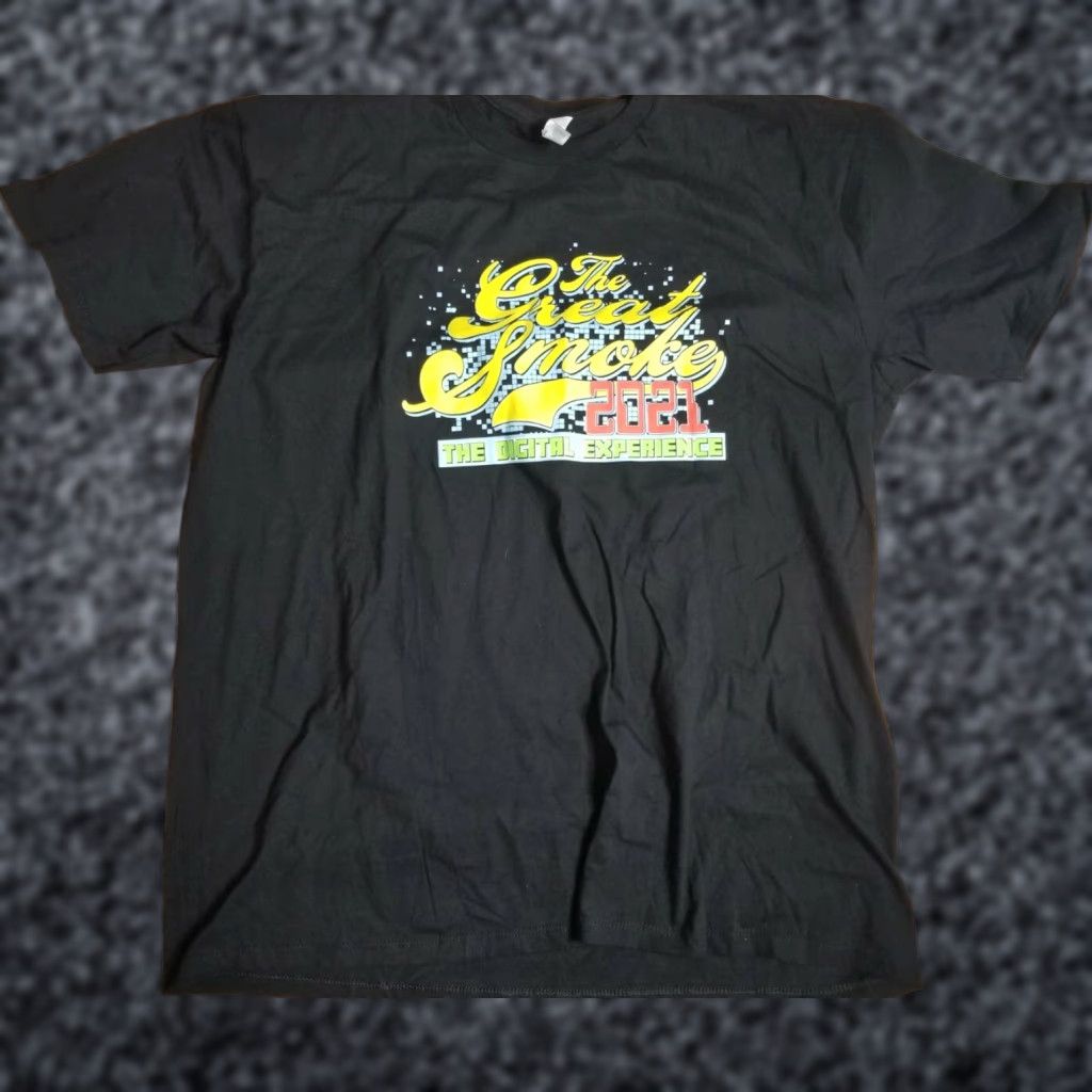 THE GREAT The Great Smoke Inn 2021 Digital Experience Cigars T Shirt XL Black Double Sided Mens Size US XL / EU 56 / 4 - 1 Thumbnail