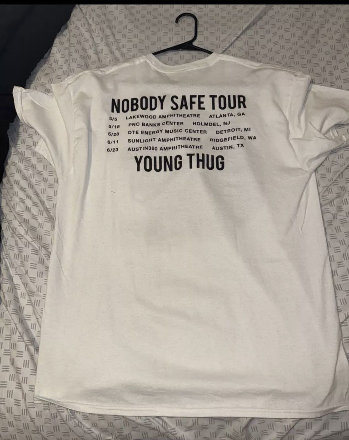 Young Thug Young thug nobody safe tour merch Size US XL / EU 56 / 4 - 4 Thumbnail