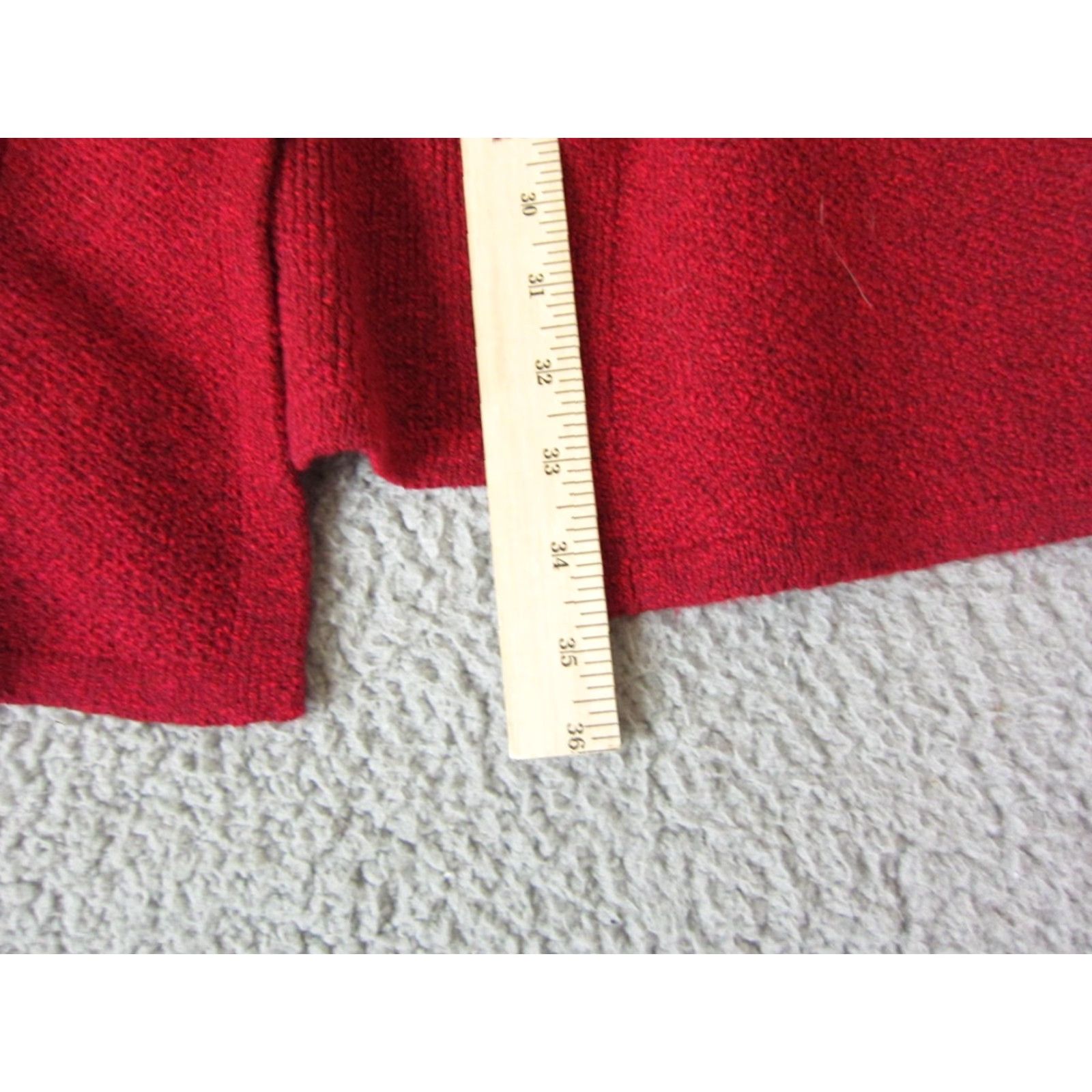 J. Jill VINTAGE J Jill Cardigan Sweater Open Red Small Womens Knit Open Cardigan Summer - (Note: Original lacks vintage; omit) Size S / US 4 / IT 40 - 7 Thumbnail