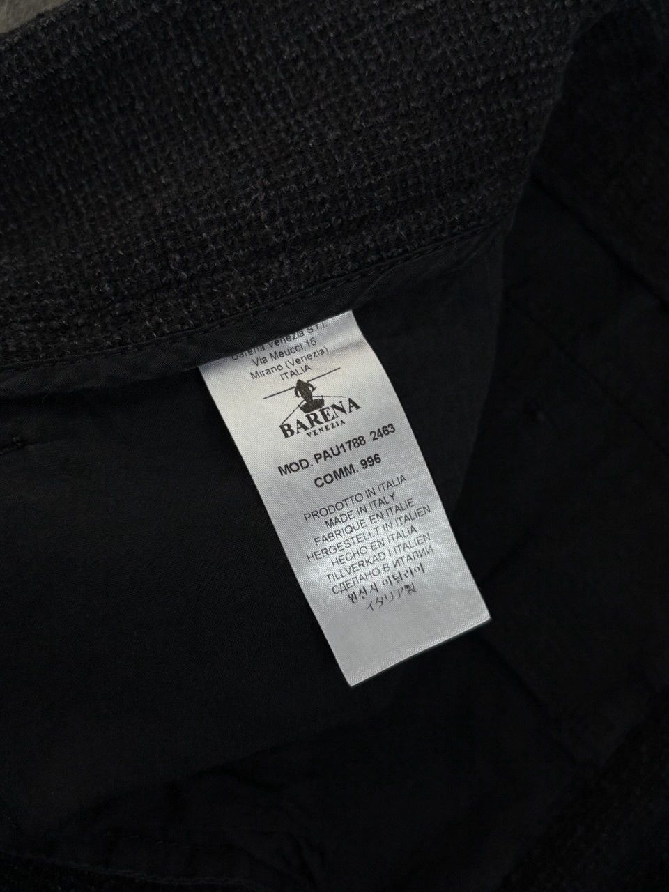 Barena Venezia Barena Venezia Wool Old Money Style Black Straight Pants Size US 34 / EU 50 - 14 Thumbnail
