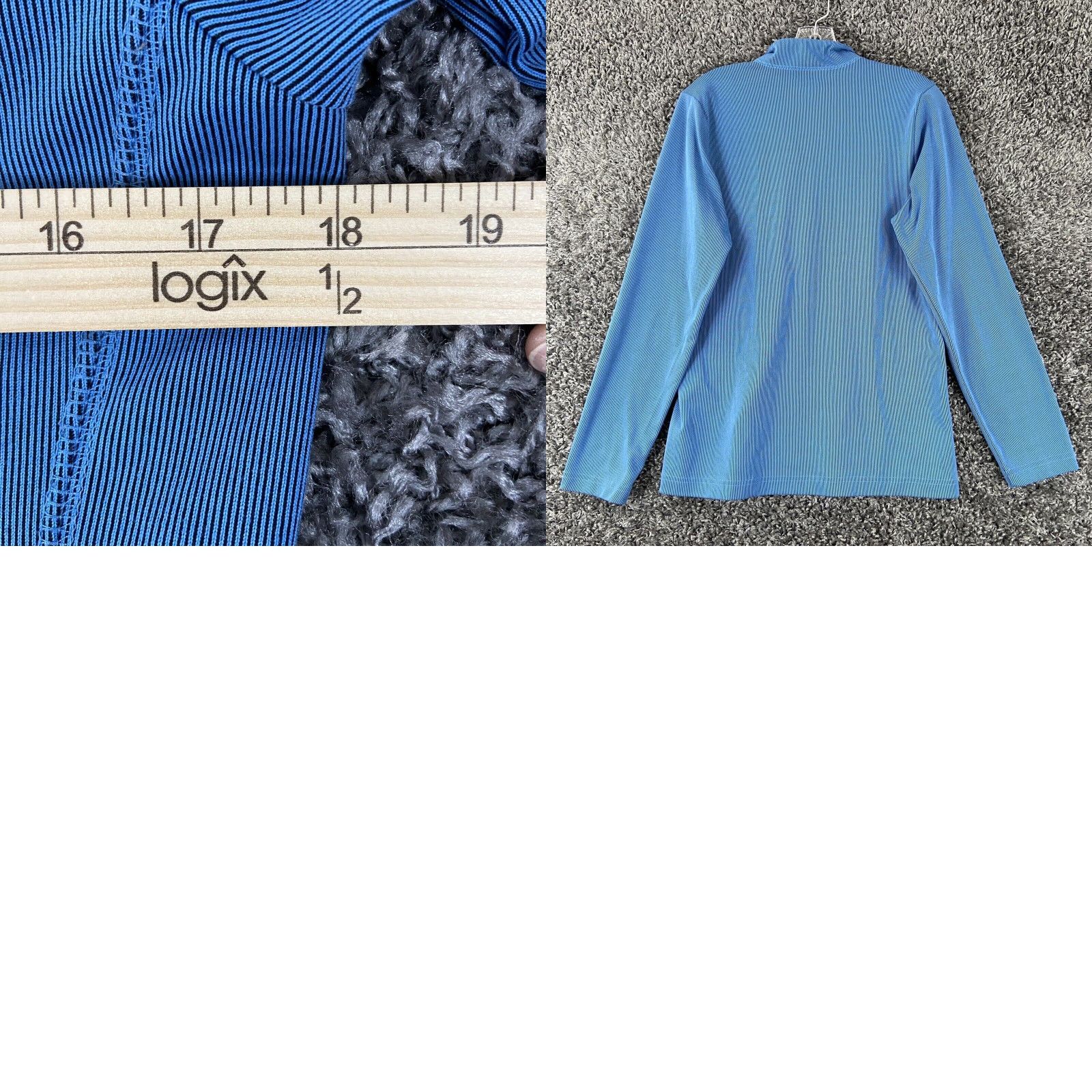 Vintage Woolrich Woolen Mills Women's Activewear Long Sleeve Pullover Top M Blue Size M / US 6-8 / IT 42-44 - 8 Thumbnail