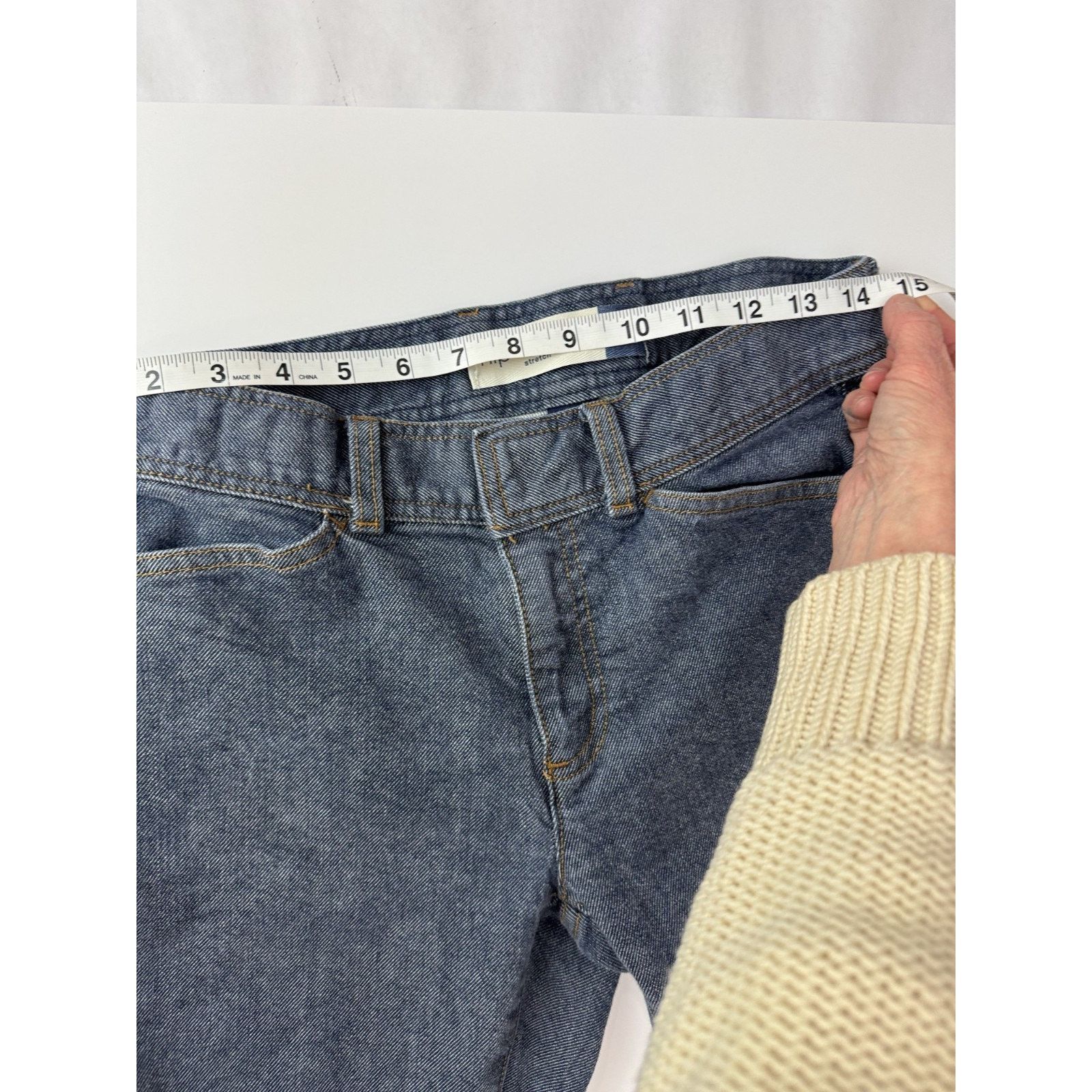 Gap GAP Hip Hugger Jeans Size 4 Y2K Low Rise Stretch Straight Size 27" / US 4 / IT 40 - 4 Thumbnail