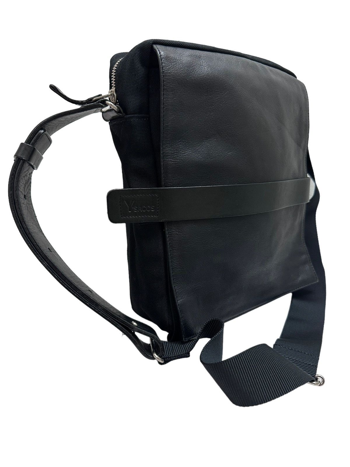 Yohji Yamamoto 🇯🇵 Yohji Yamamoto Y's Y'saccs Hybrid Leather Shoulder Bag Size ONE SIZE - 1 Thumbnail